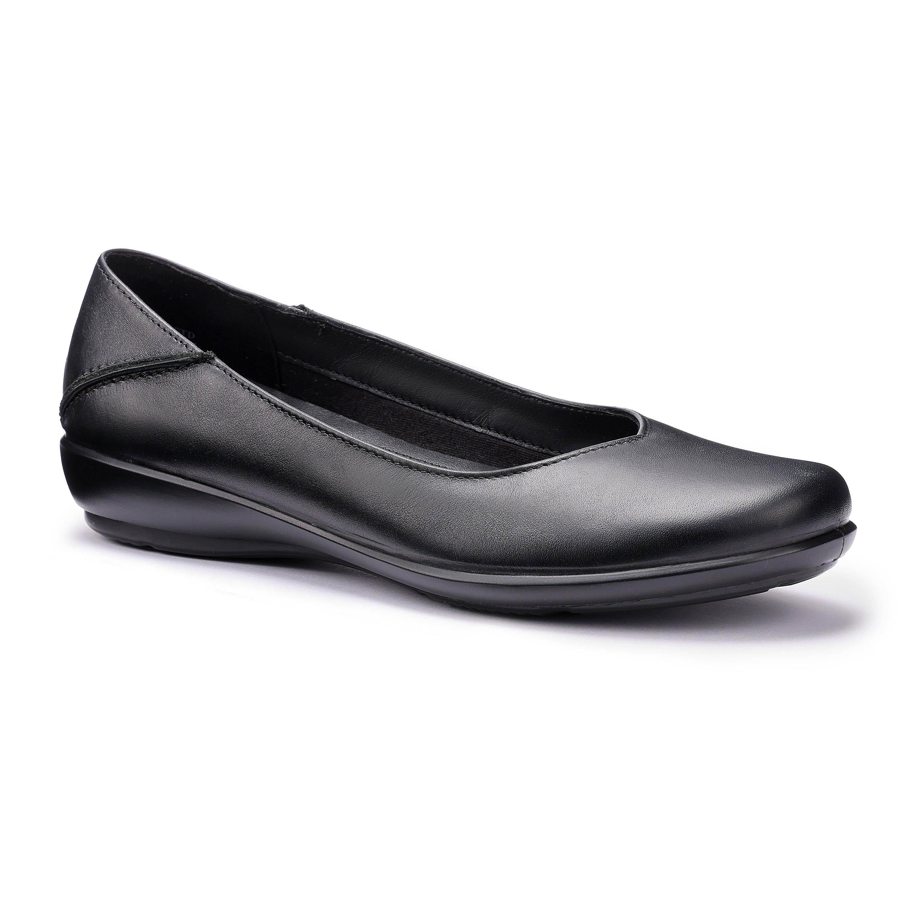 Black - Hotter - Birdie Ballerina Pumps Standard Fit - 2