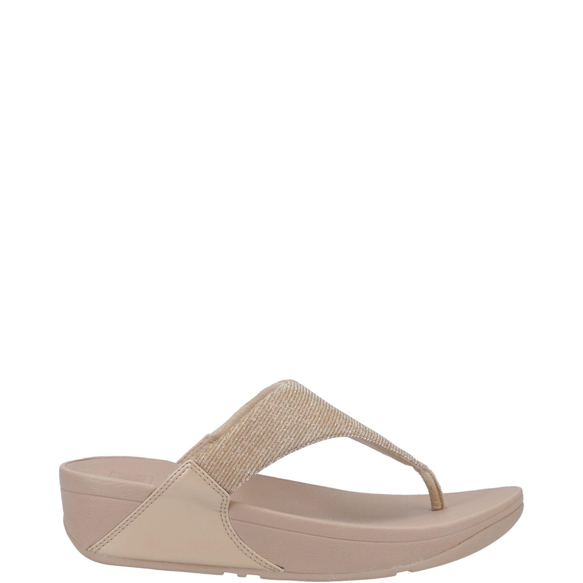 FitFlop Lulu Shimmerlux Toe Post Sandals