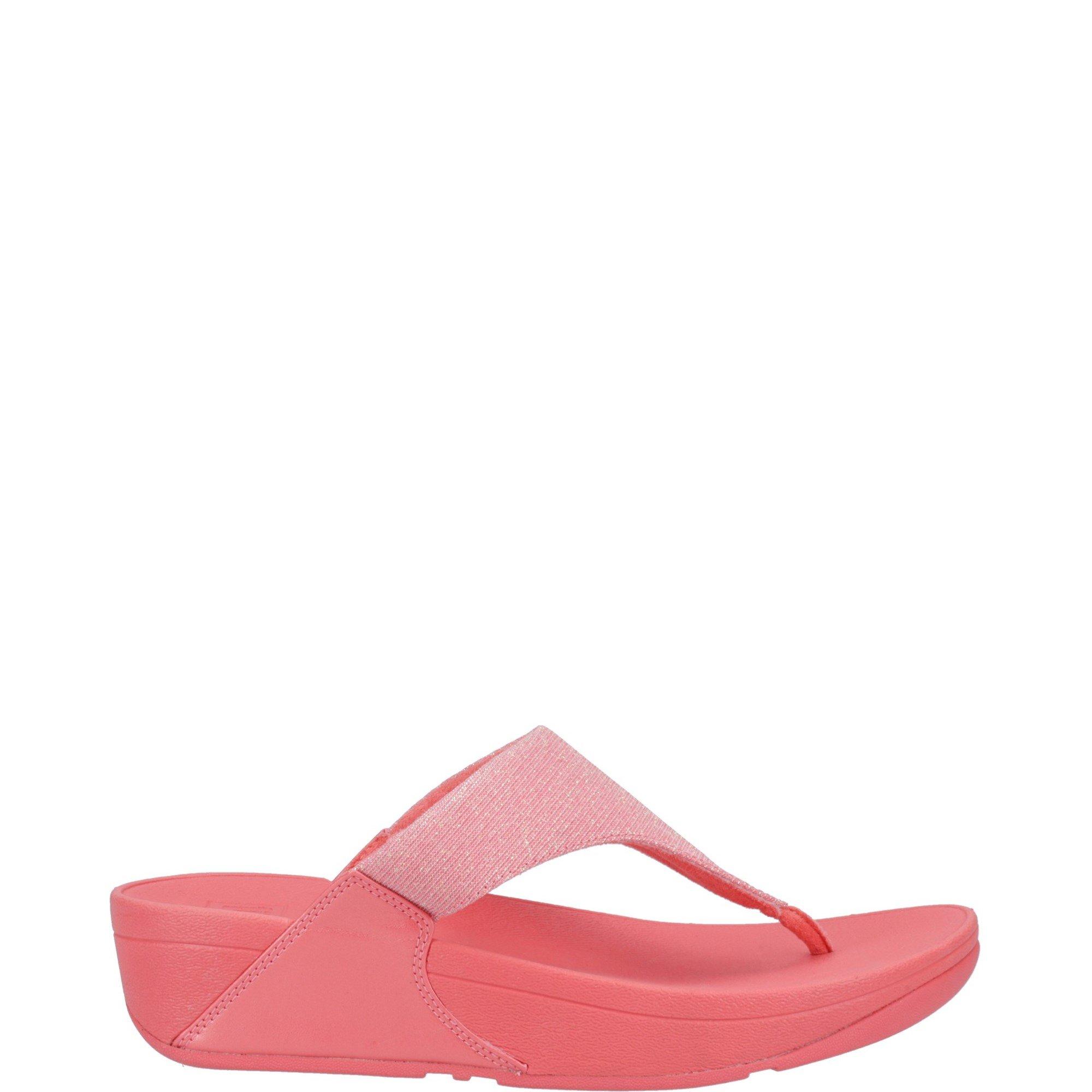 FitFlop Lulu Shimmerlux Toe Post Sandals