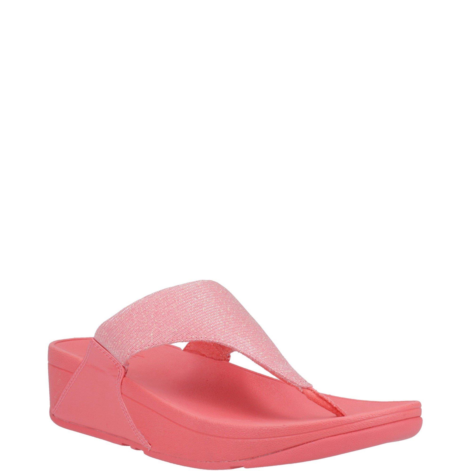 Rose - FitFlop - Lulu Shimmerlux Toe Post Sandals - 2