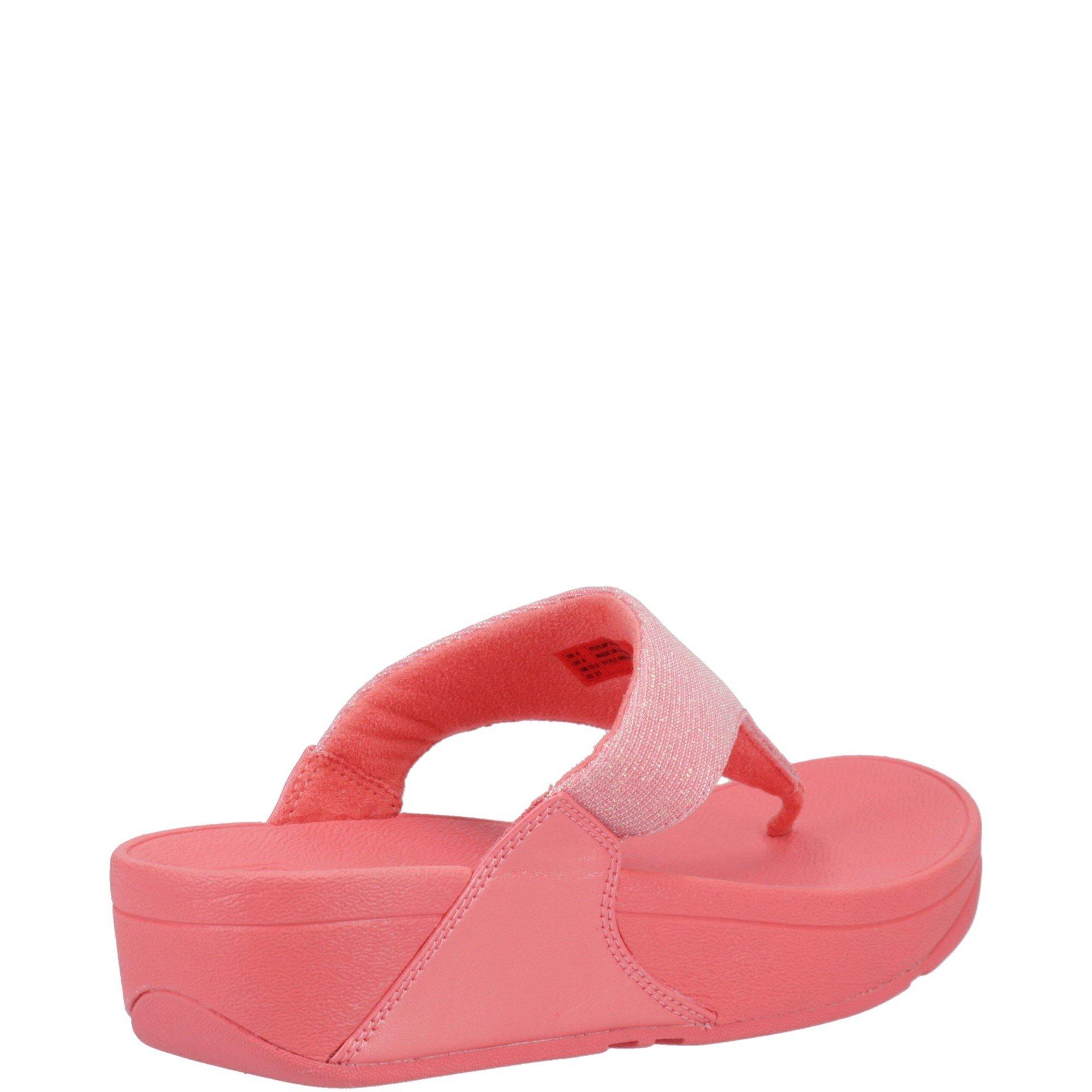 Rose - FitFlop - Lulu Shimmerlux Toe Post Sandals - 3