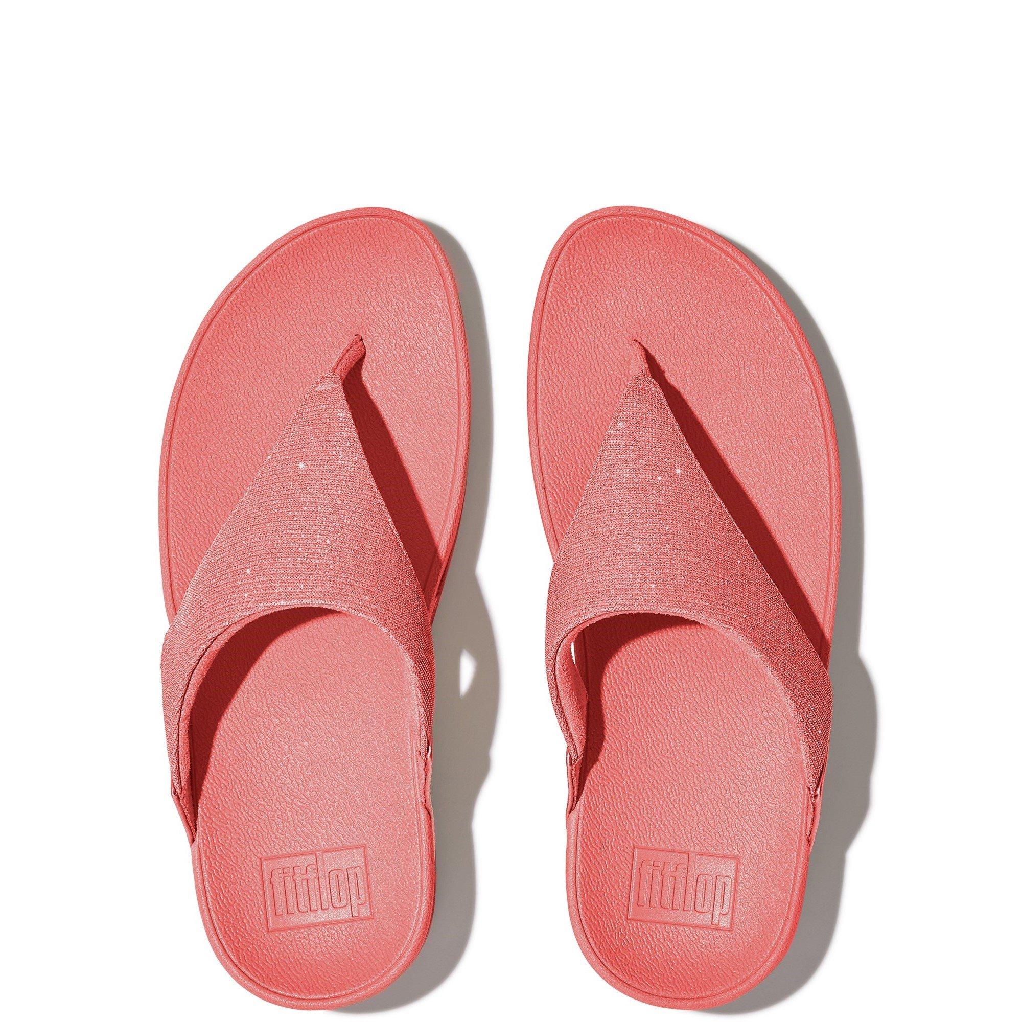 Rose - FitFlop - Lulu Shimmerlux Toe Post Sandals - 4