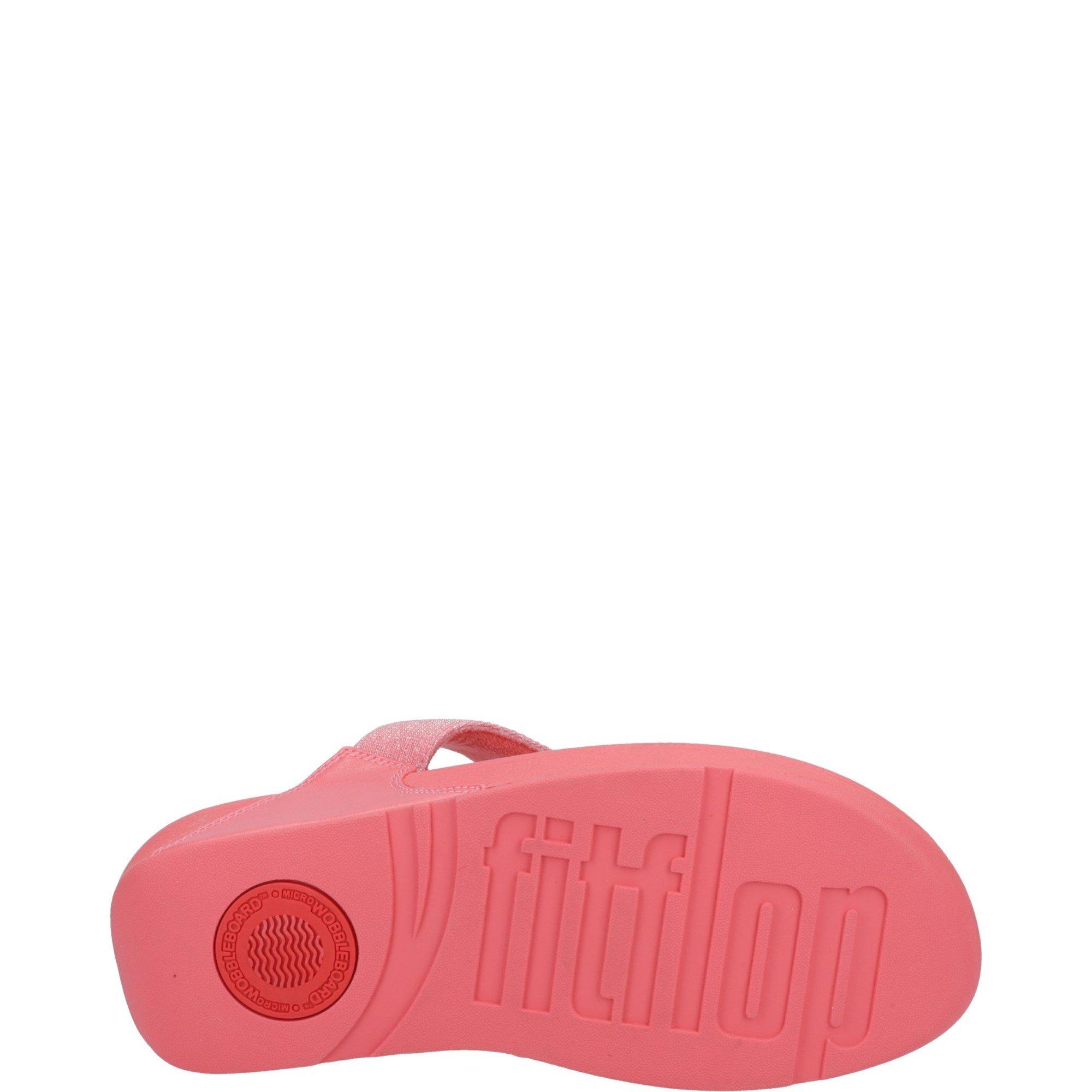 Rose - FitFlop - Lulu Shimmerlux Toe Post Sandals - 5