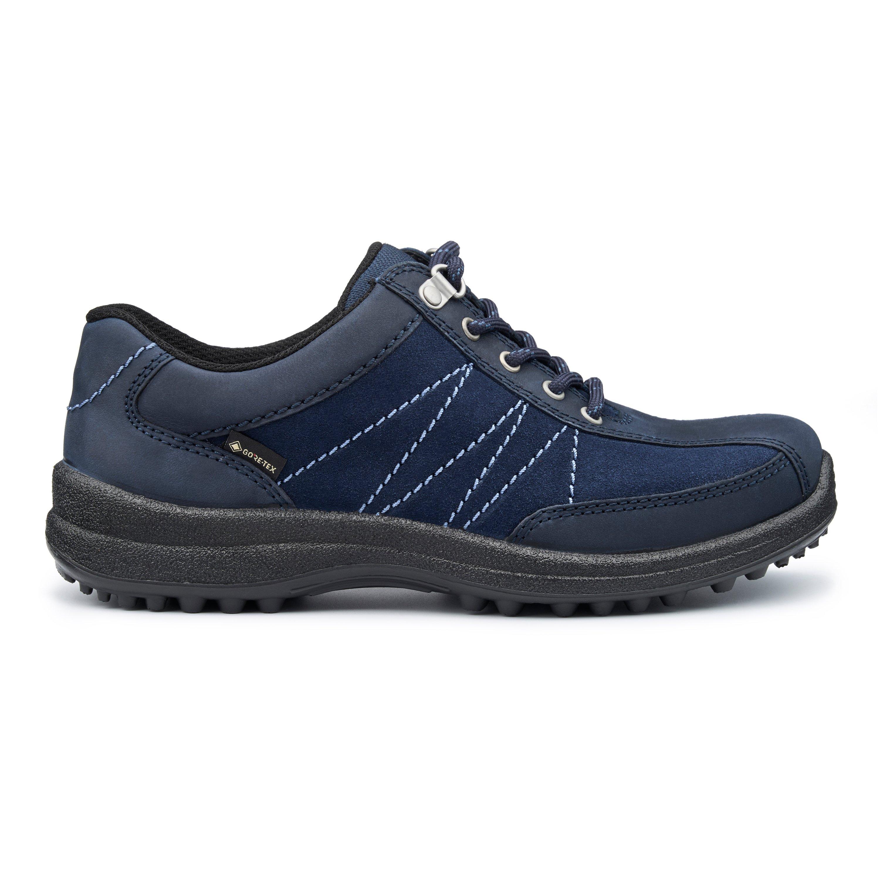 Hotter Women's Mist Gore-Tex Walking Shoes Wide Fit - French Navy - 5.5 (38.5)