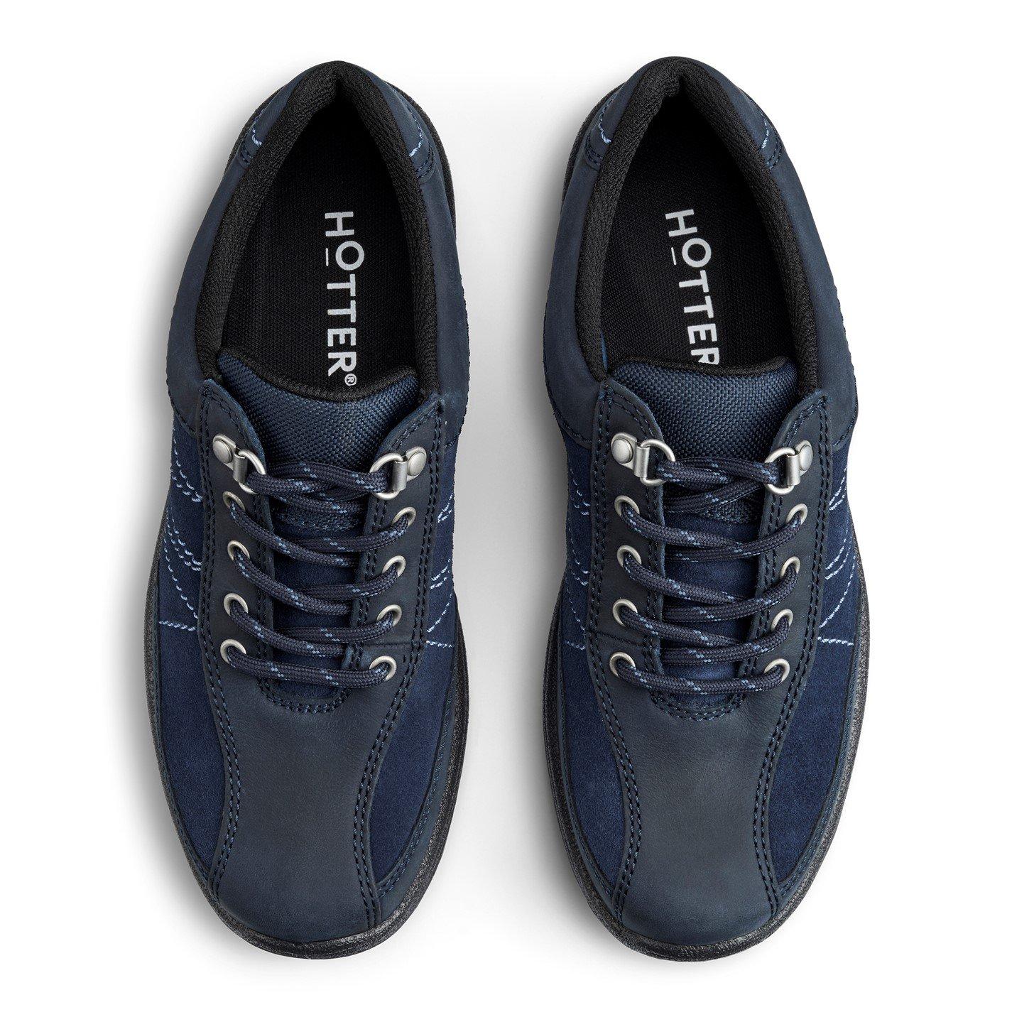 French Navy - Hotter - Mist Goretex Walking Shoes Wide Fit - 3