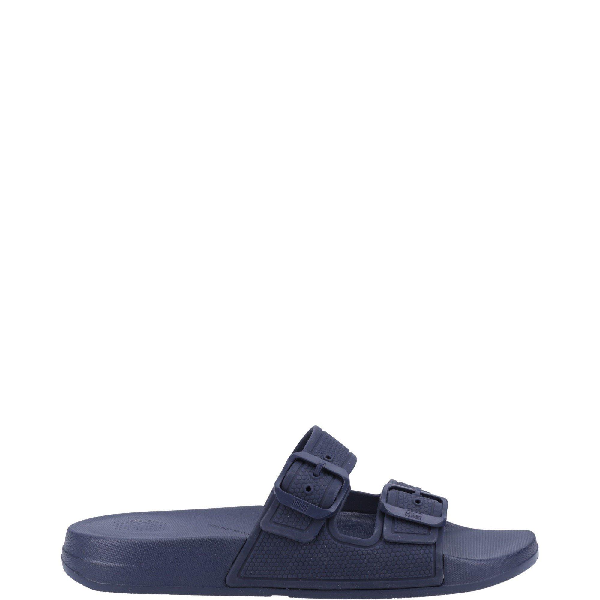 Navy - FitFlop - iQUSHION Slides - 1