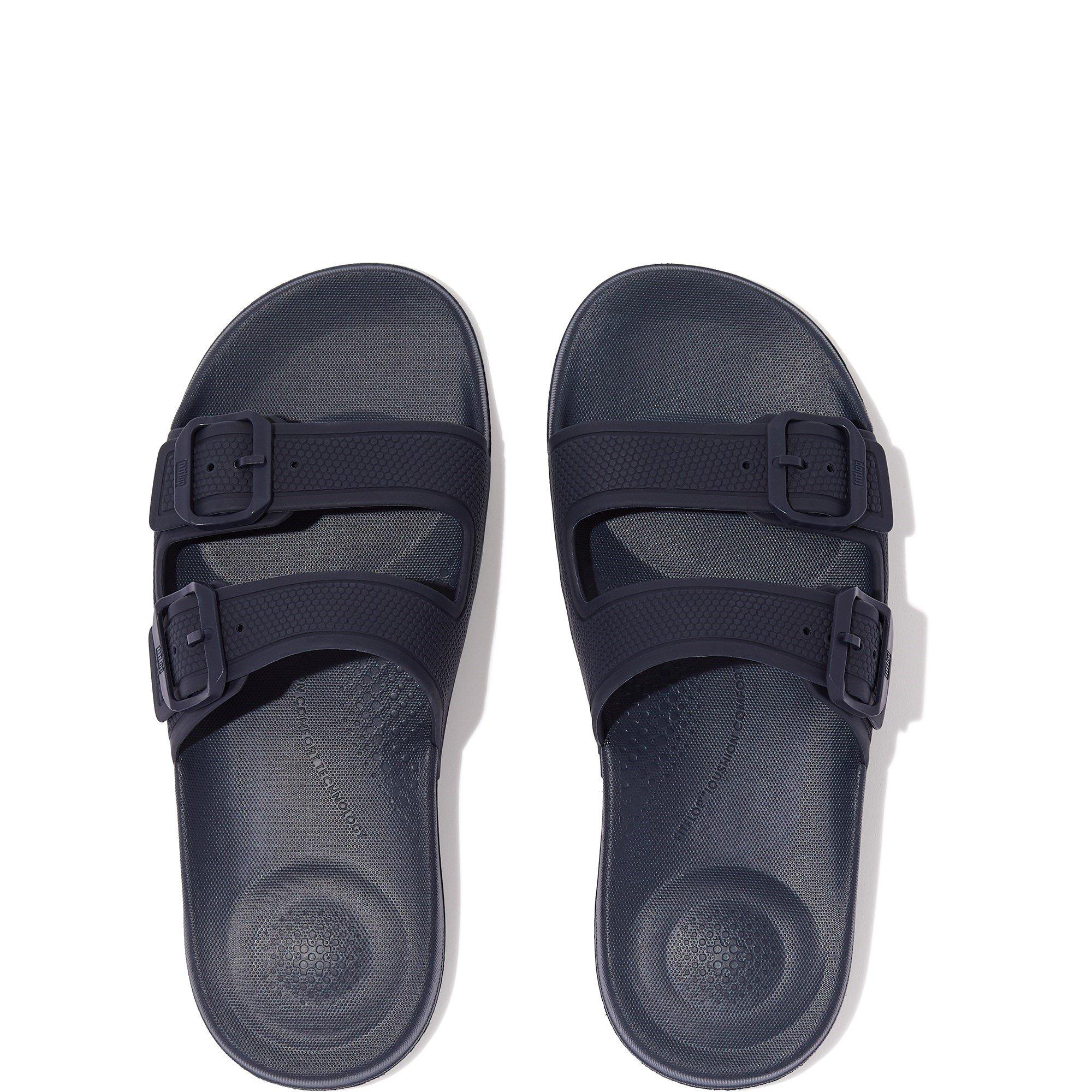 Navy - Fitflop - iQUSHION Slides - 4