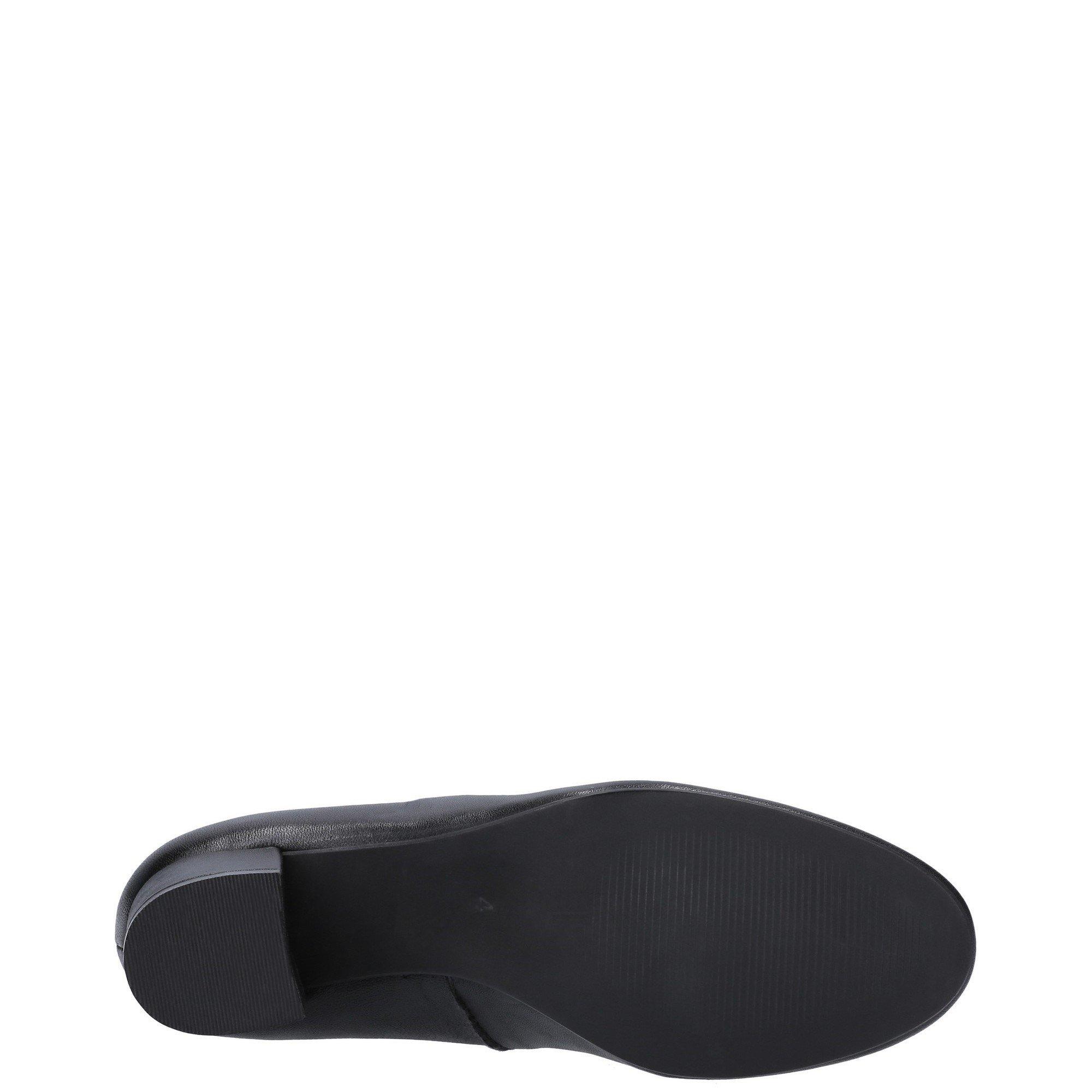 Black - Hush Puppies - Anna Court Shoe - 4