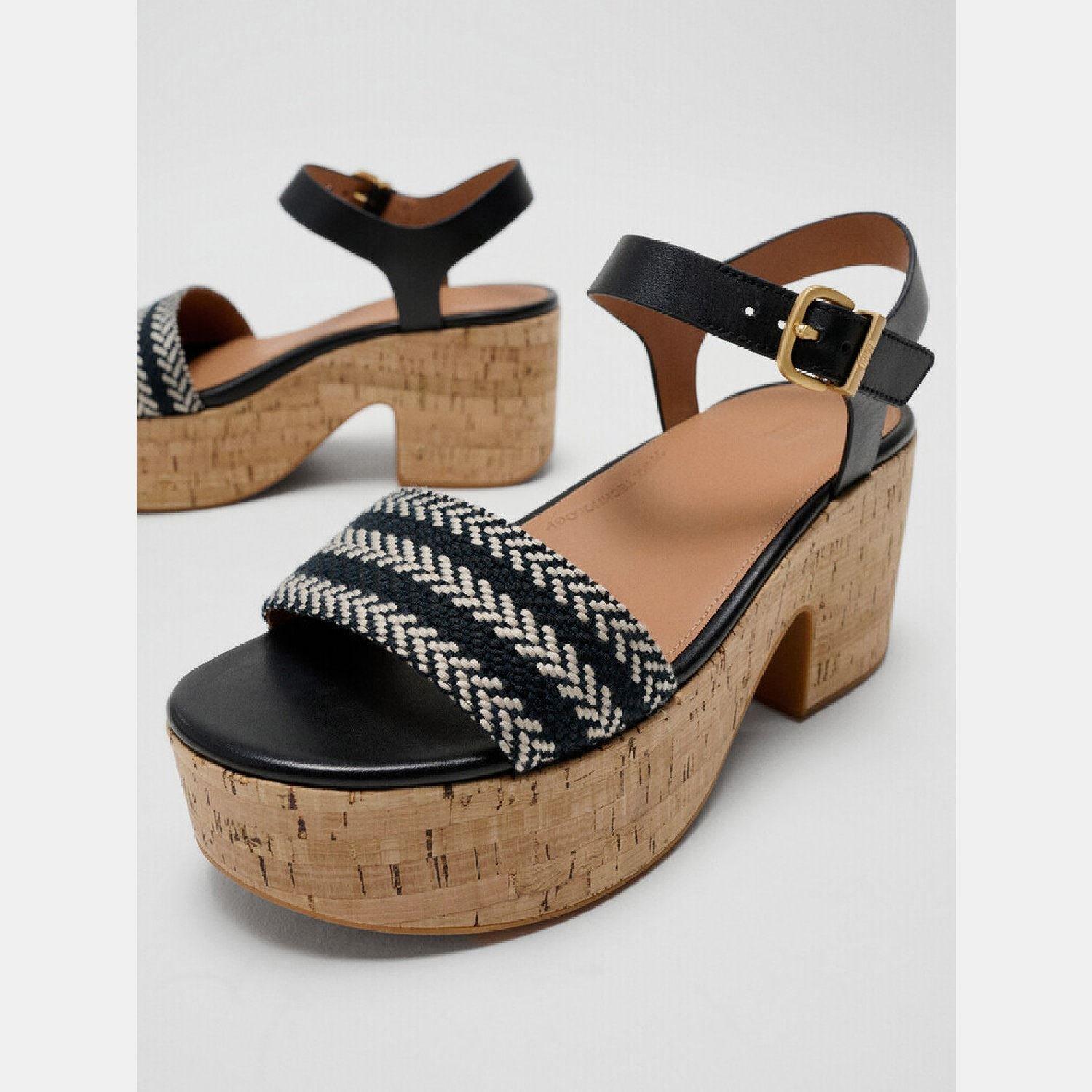 Black - FitFlop - Platfforms Ankle-Strap Sandals - 6