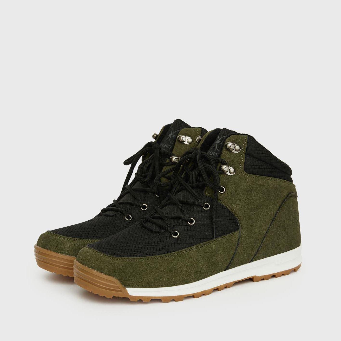 Green - Crosshatch - Fordbliss Boots - 1