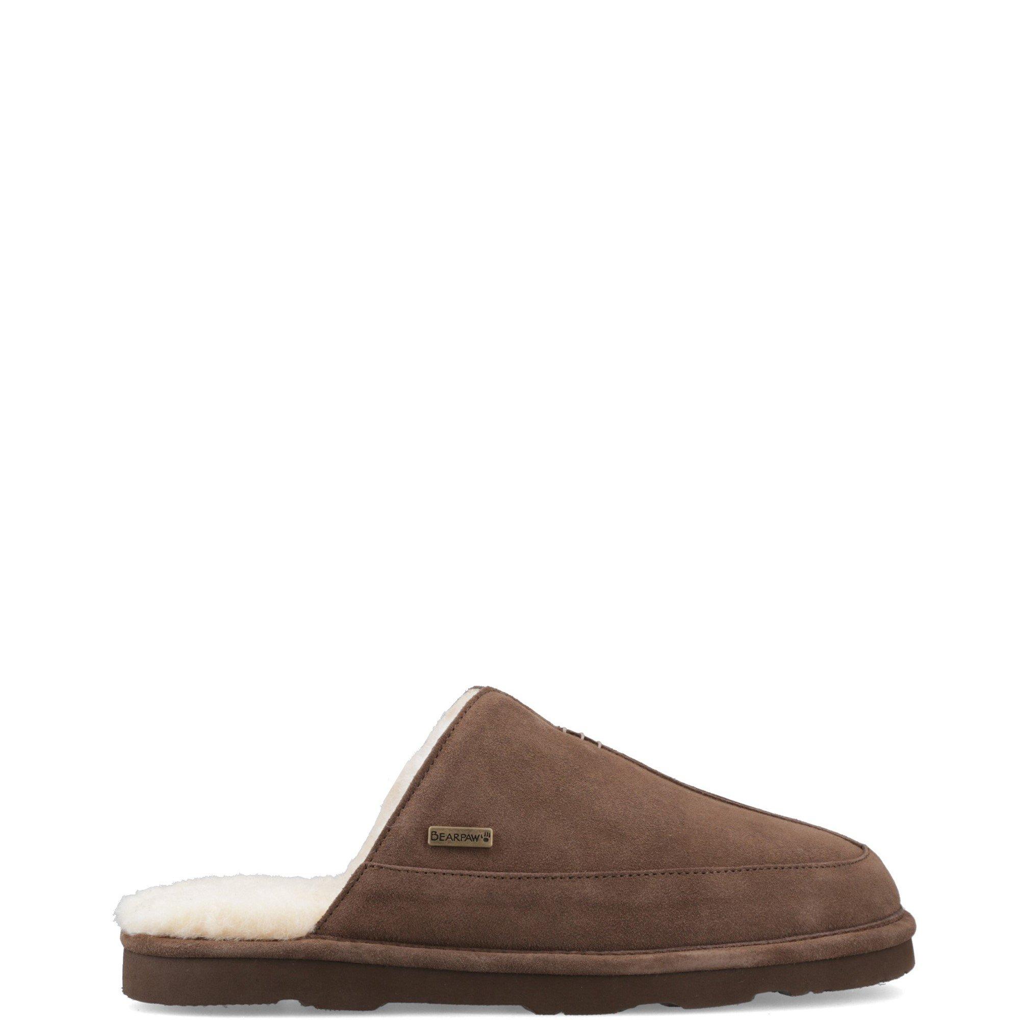 Brown - Bearpaw - WALKER mens slippers - 1