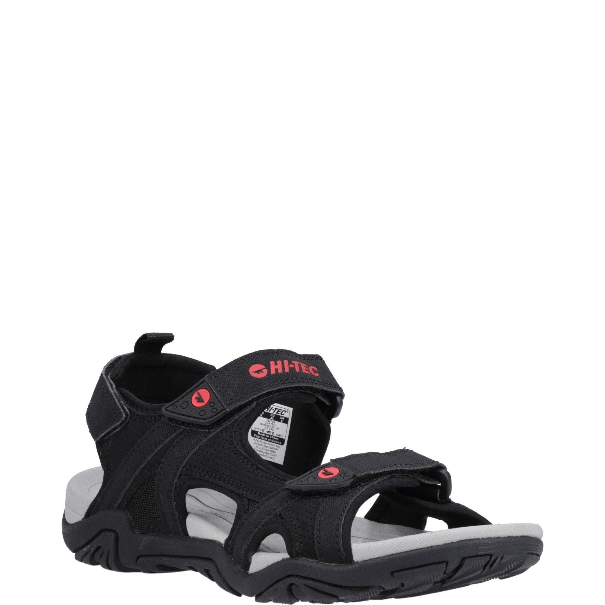Black - Hi Tec - Crater Walking Sandal Mens - 2