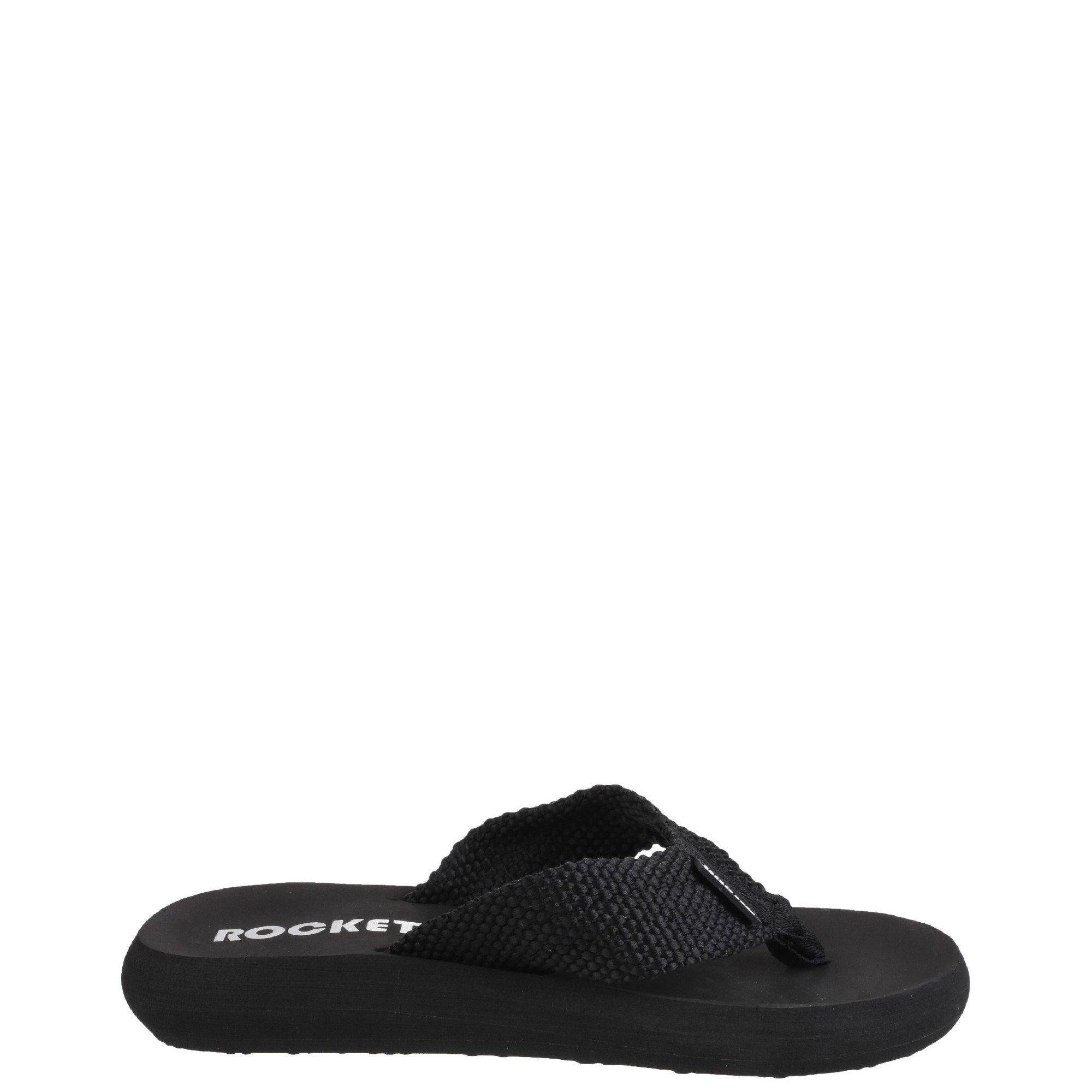 Black - Rocket Dog - Sunset Webbing Flip Flop - 1