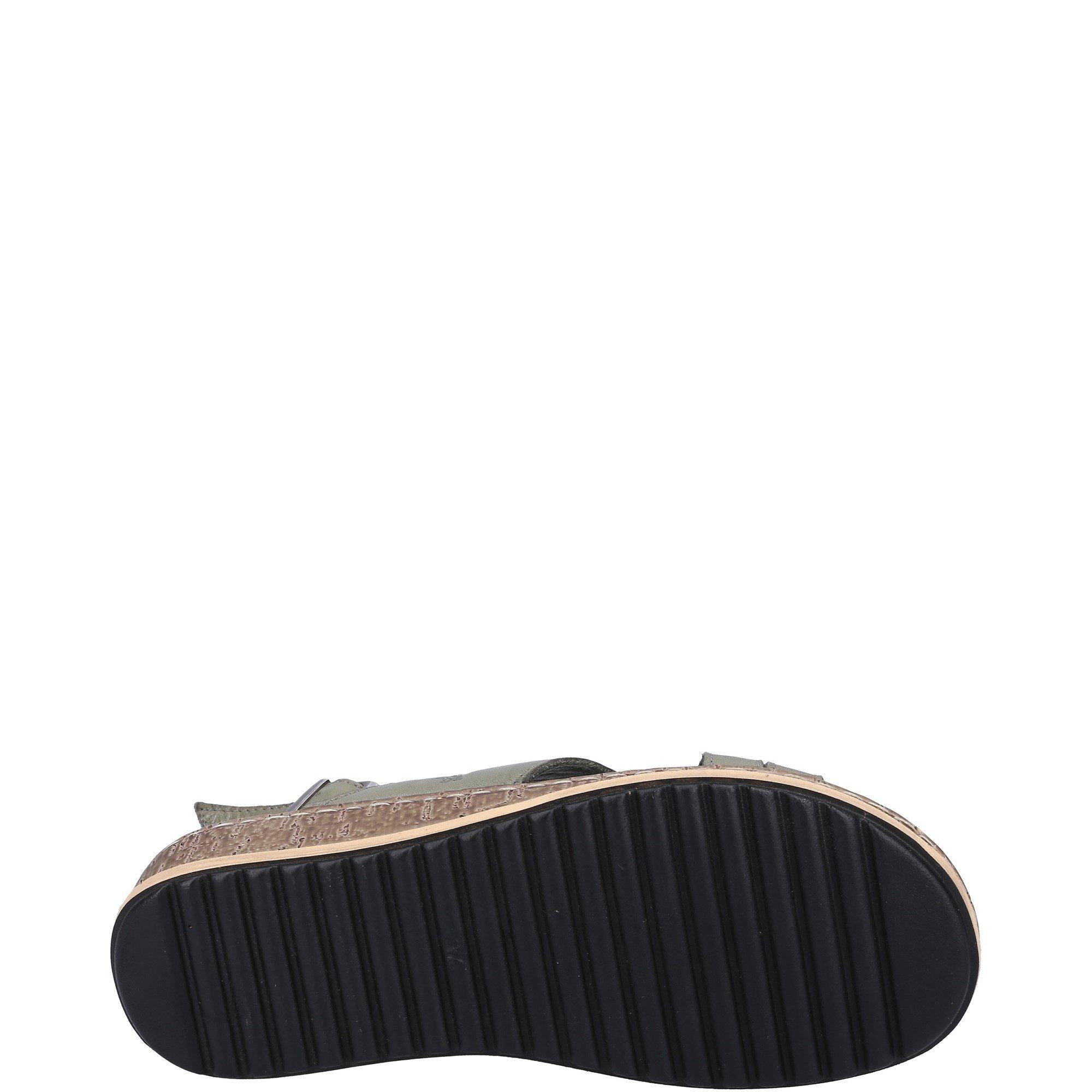 Olive - Hush Puppies - Elena Cross Over Wedge Sandal - 4