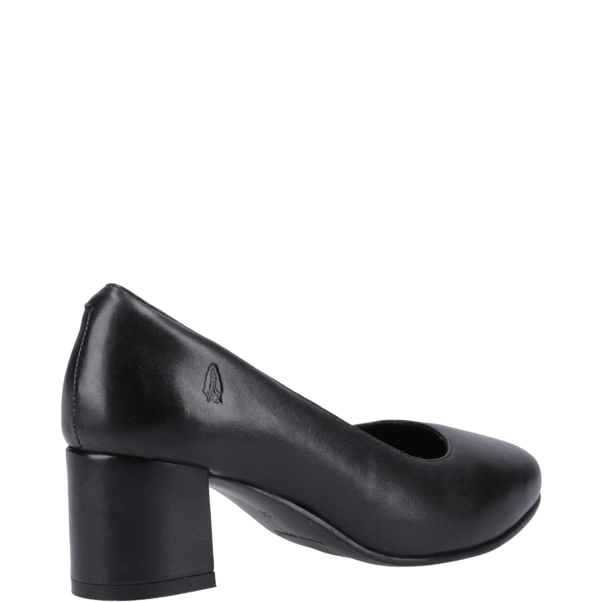 Black - Hush Puppies - Anna Wide Court Shoe - 3