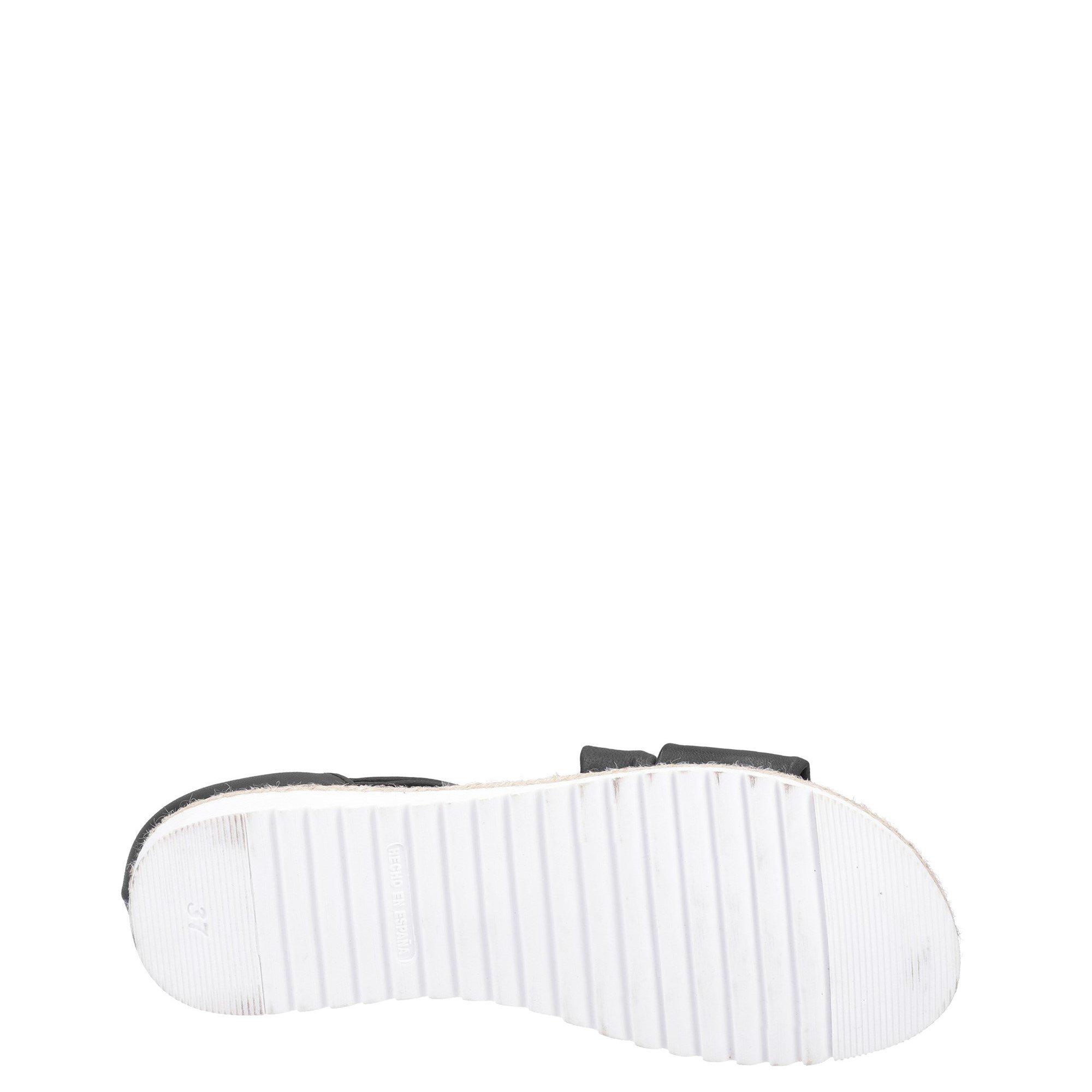 Black - Hush Puppies - Gemma Espadrille Wedge Sandal - 4