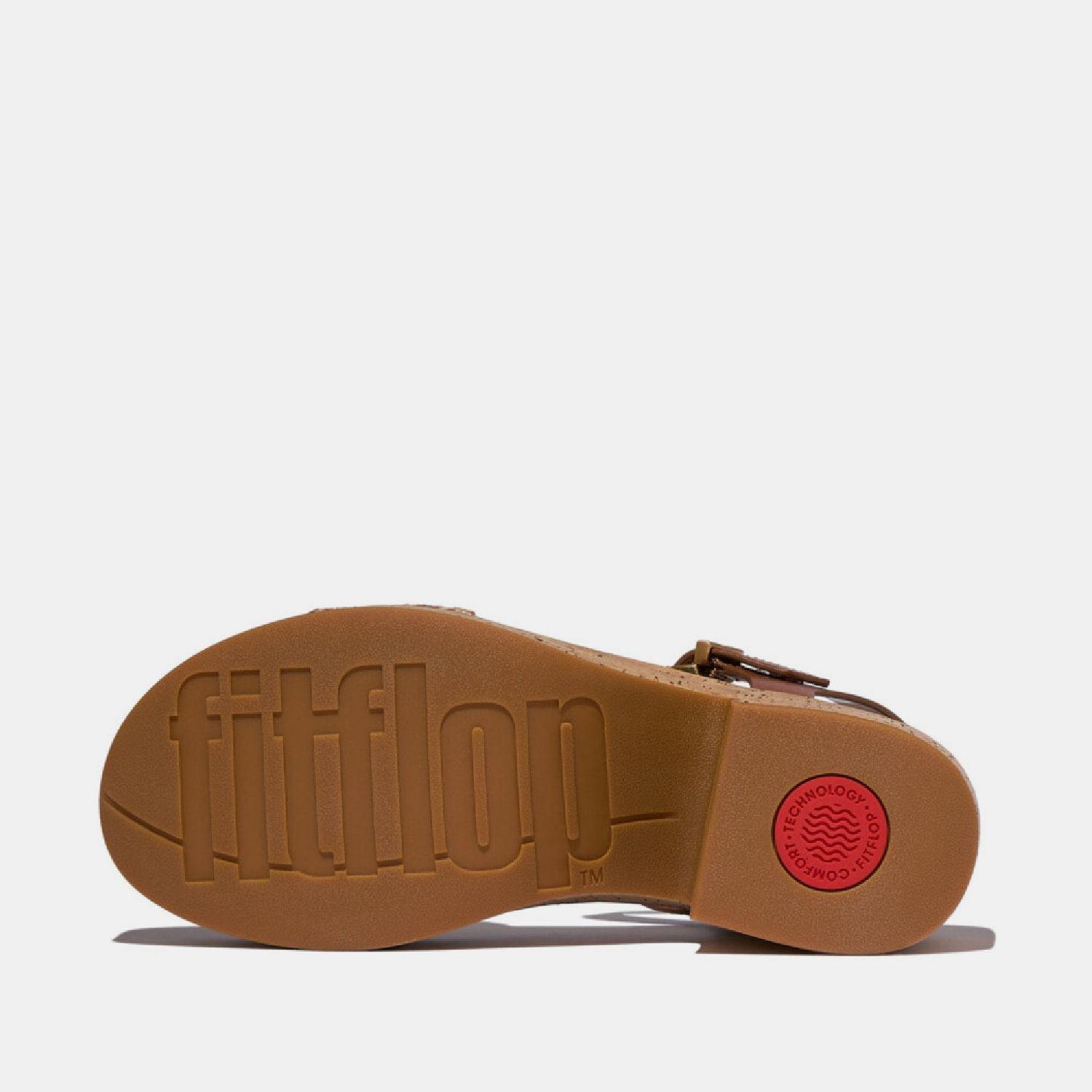 Tan - FitFlop - Platfforms Ankle-Strap Sandals - 4