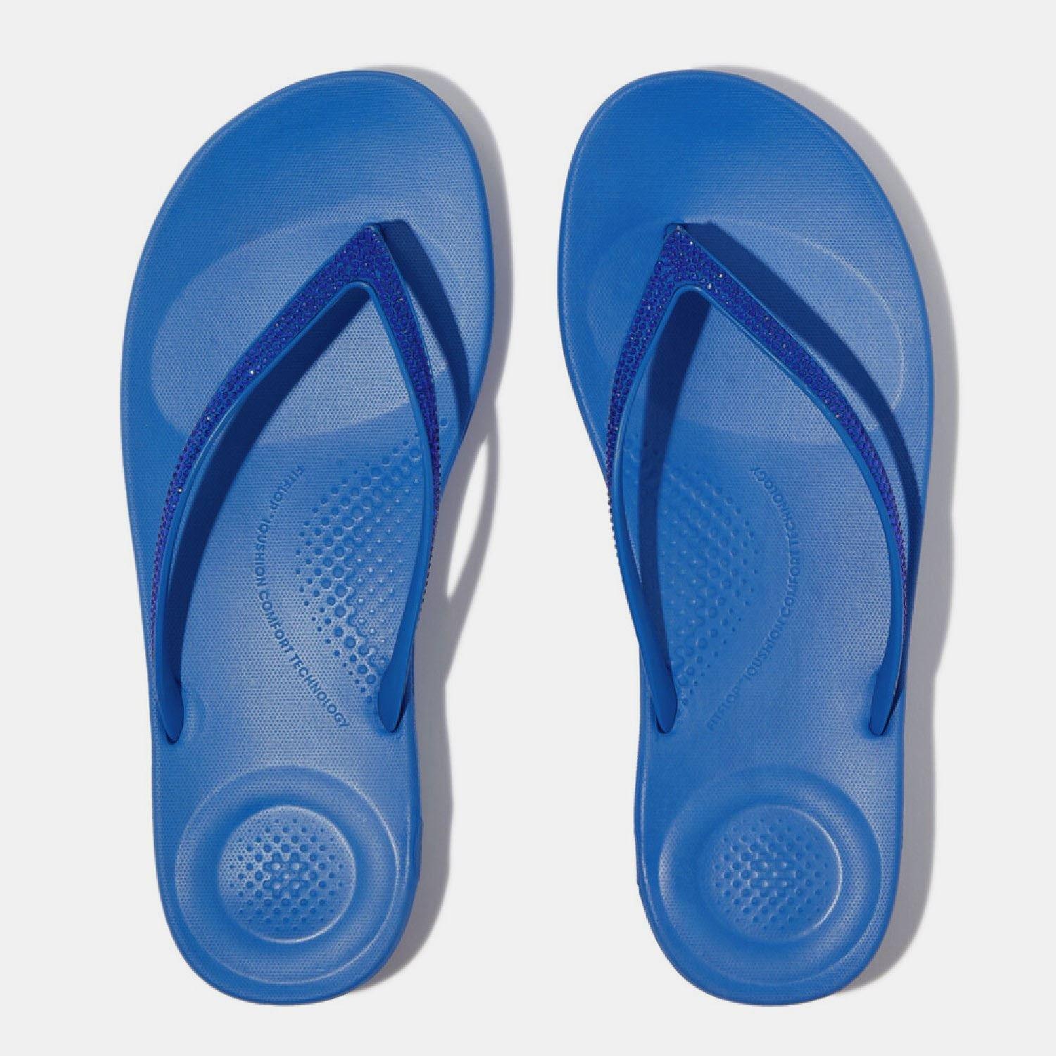 Grey Blue - Fitflop - Iqushion Sparkle Flip-Flop - 2