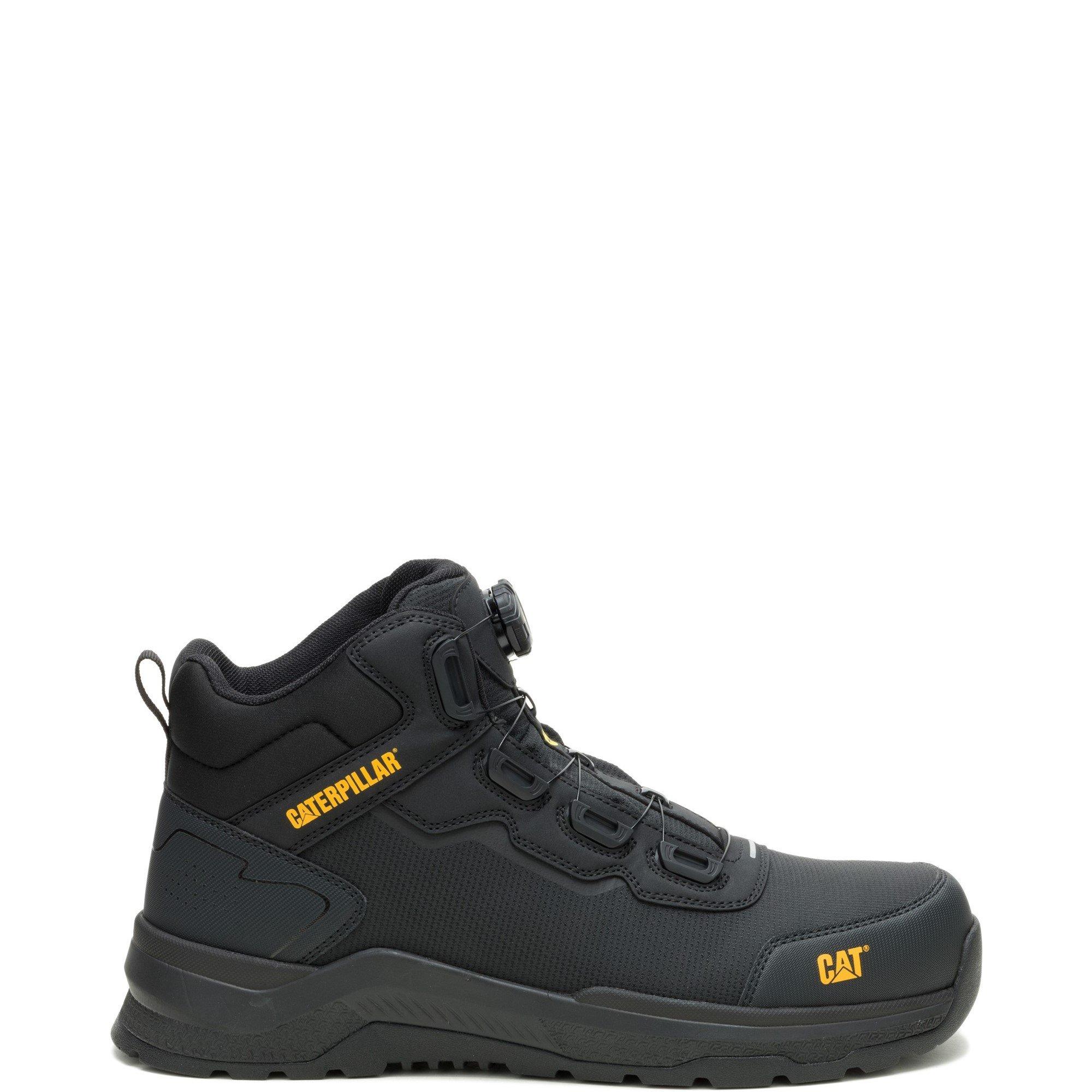 Black - Caterpillar - Inductor Tech Mid Safety Boot S3S - 1