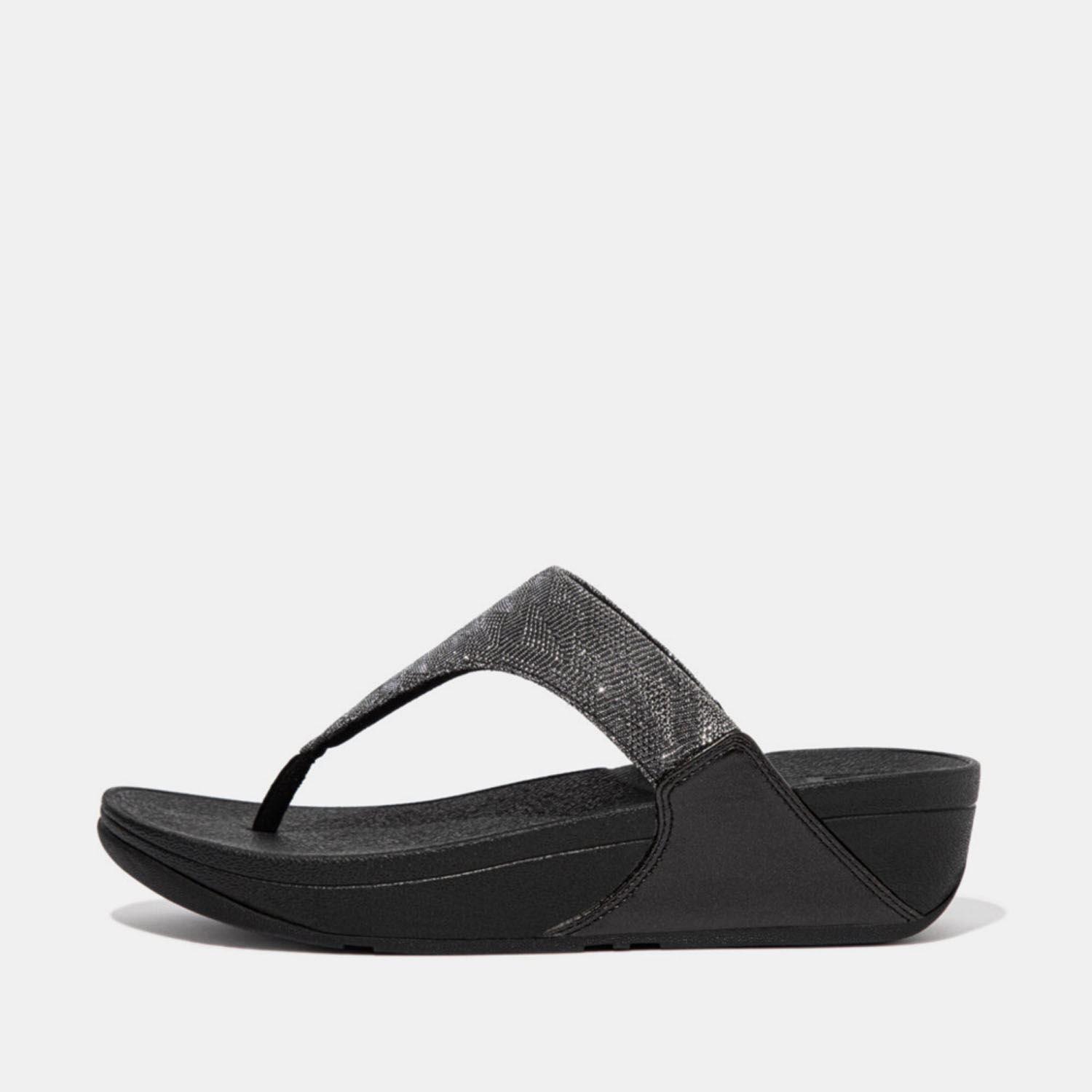 Fitflop Lulu Glitz Toe-Post Sandals