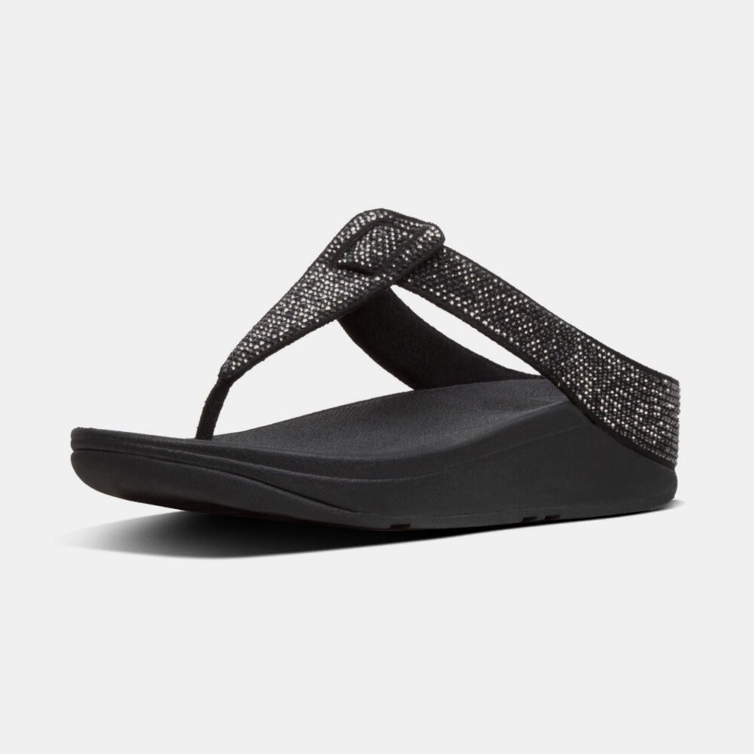 Black - Fitflop - Isabelle Toe Post Sandal - 2