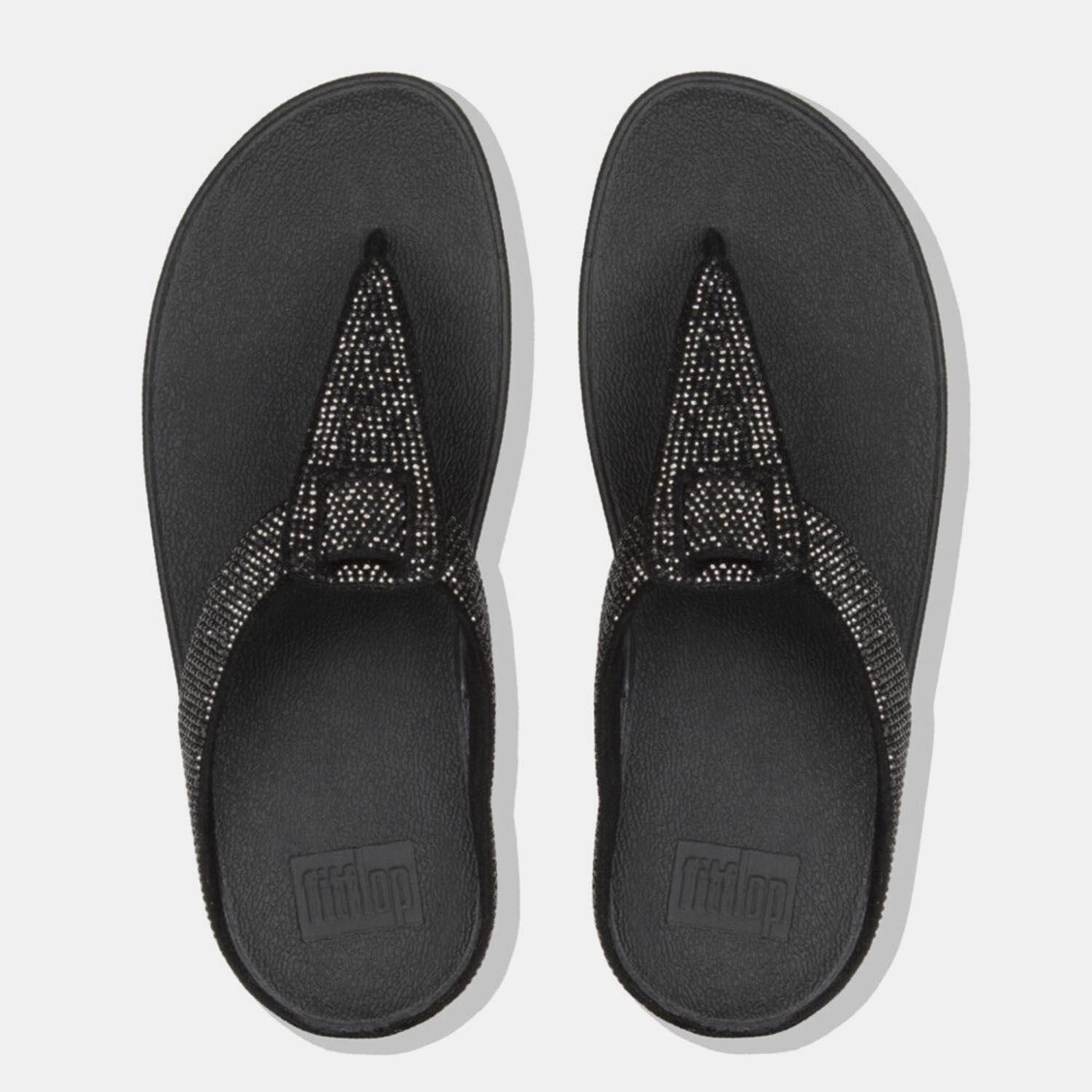 Black - Fitflop - Isabelle Toe Post Sandal - 3