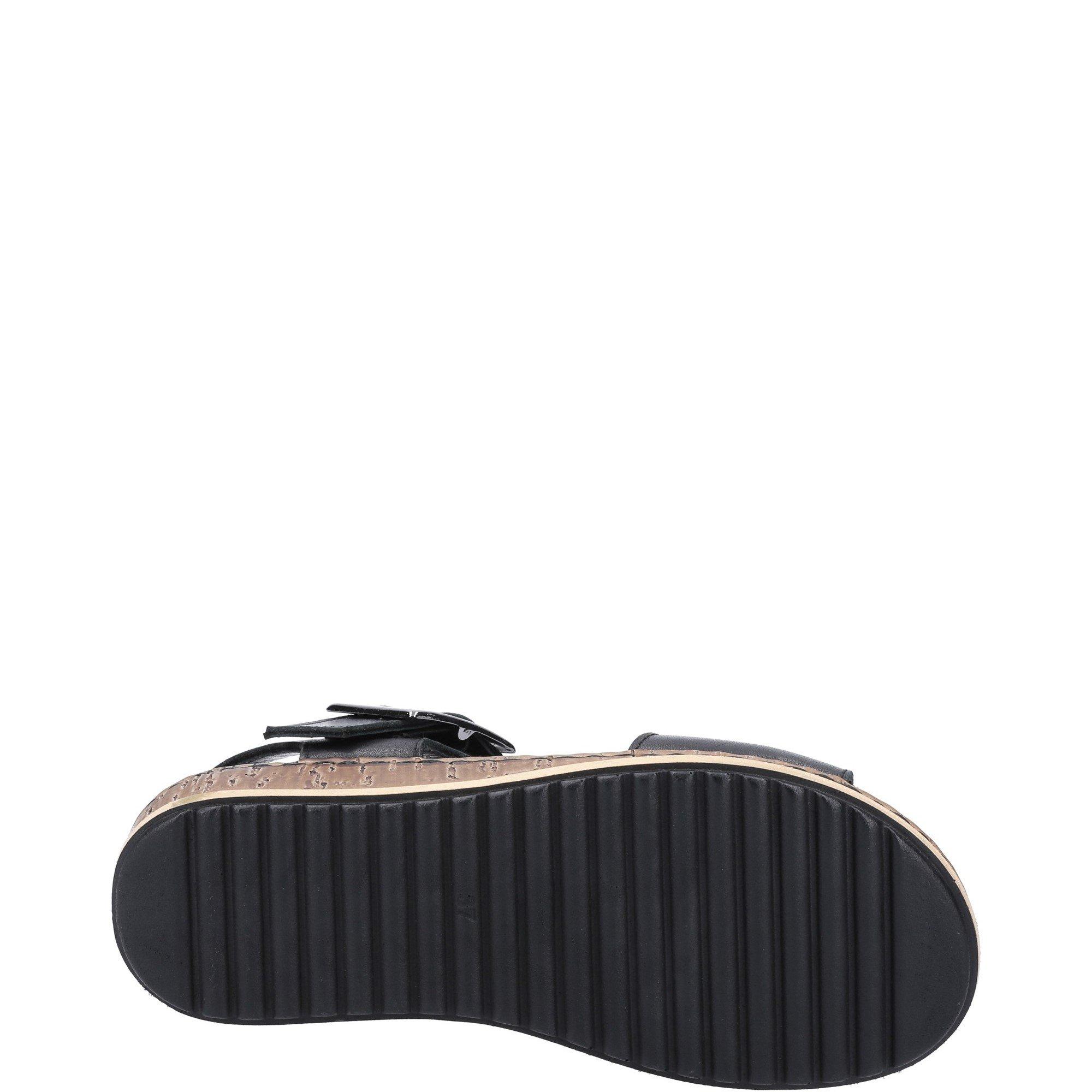 Black - Hush Puppies - Ellie Wide Sandal - 4