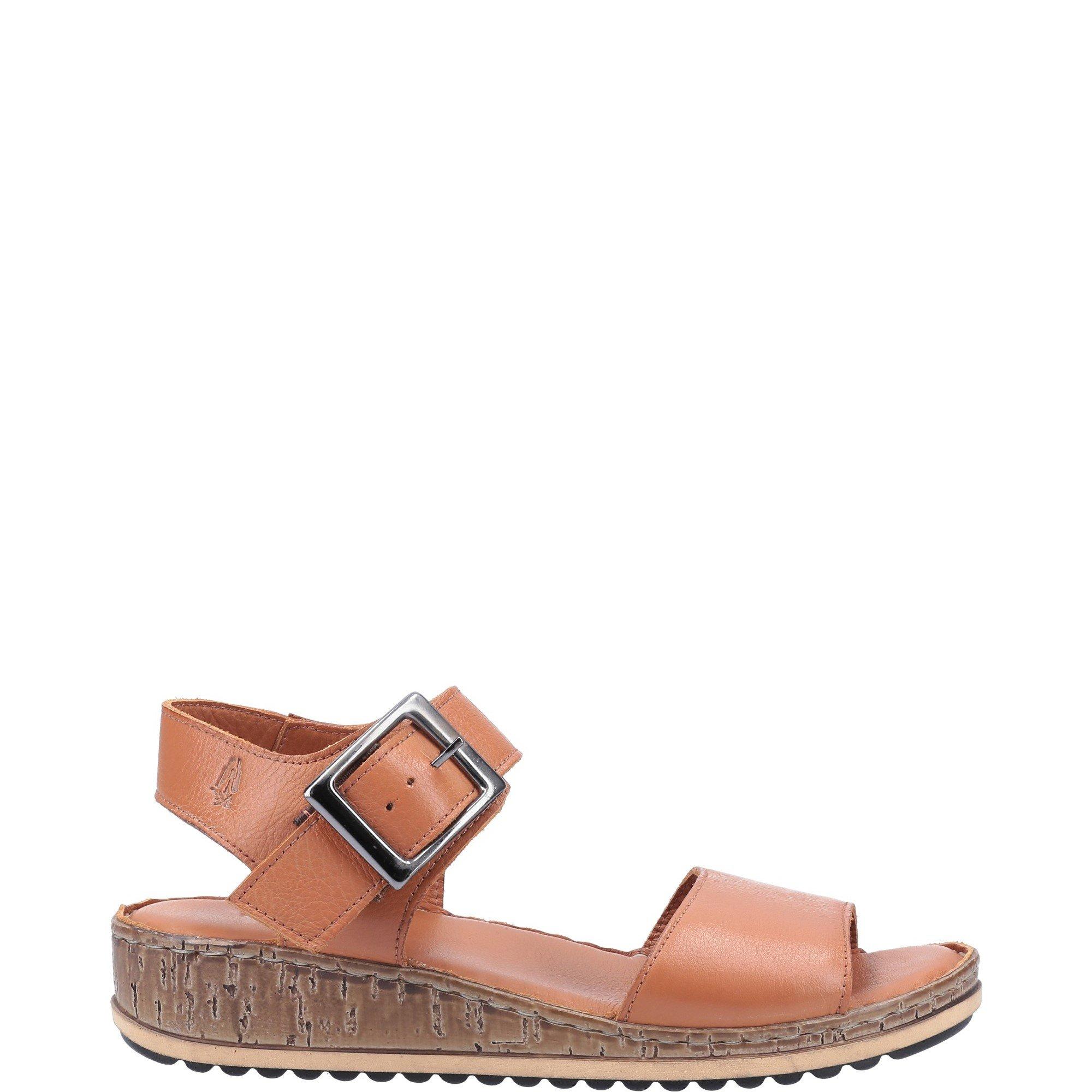 Hush Puppies Women's Ellie Wide Sandal - Tan - 6 (39)