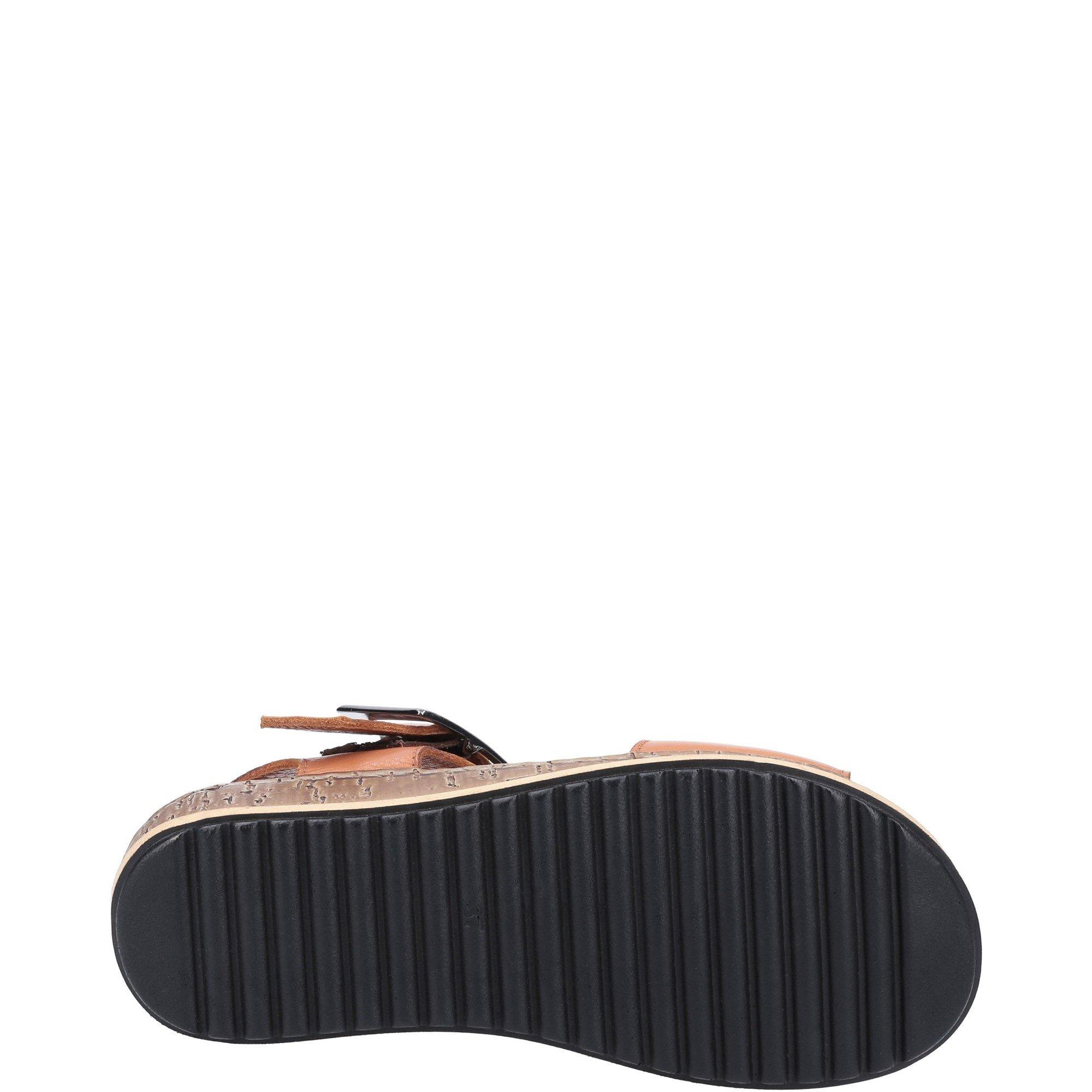 Tan - Hush Puppies - Ellie Wide Sandal - 4