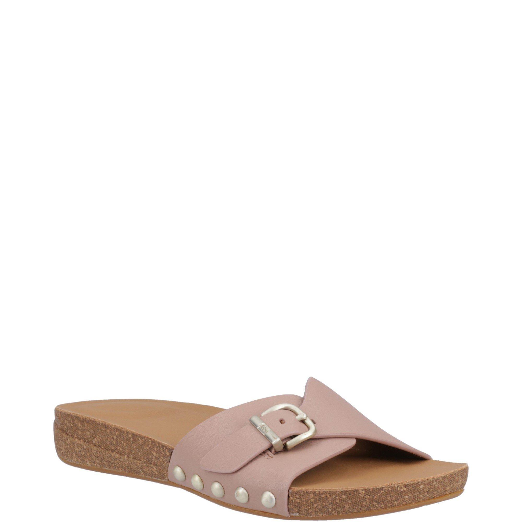 Beige - Fitflop - iQushion Adjustable Buckle Slides - 2