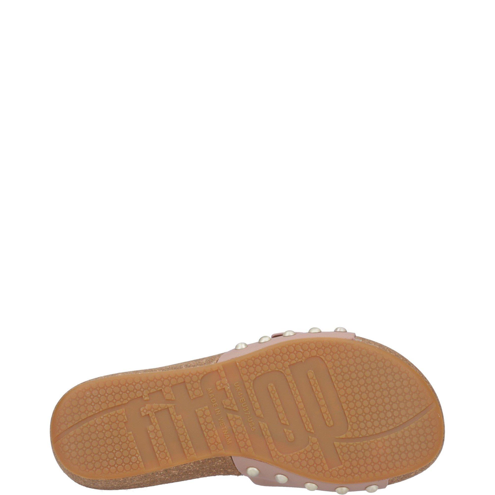 Beige - Fitflop - iQushion Adjustable Buckle Slides - 5