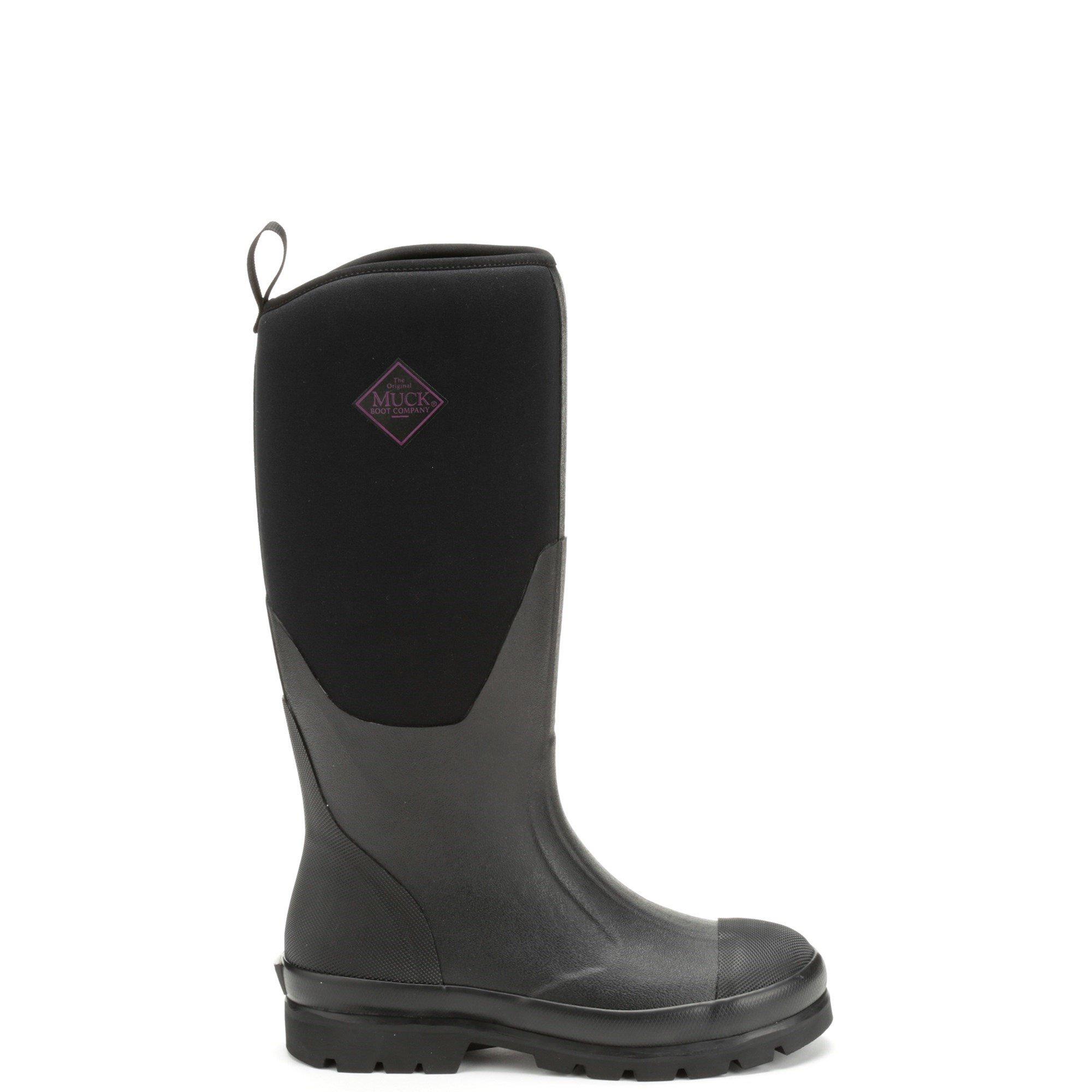 Muck Boots Women's Chore Classic Tall Boot - Black - 4 (37)
