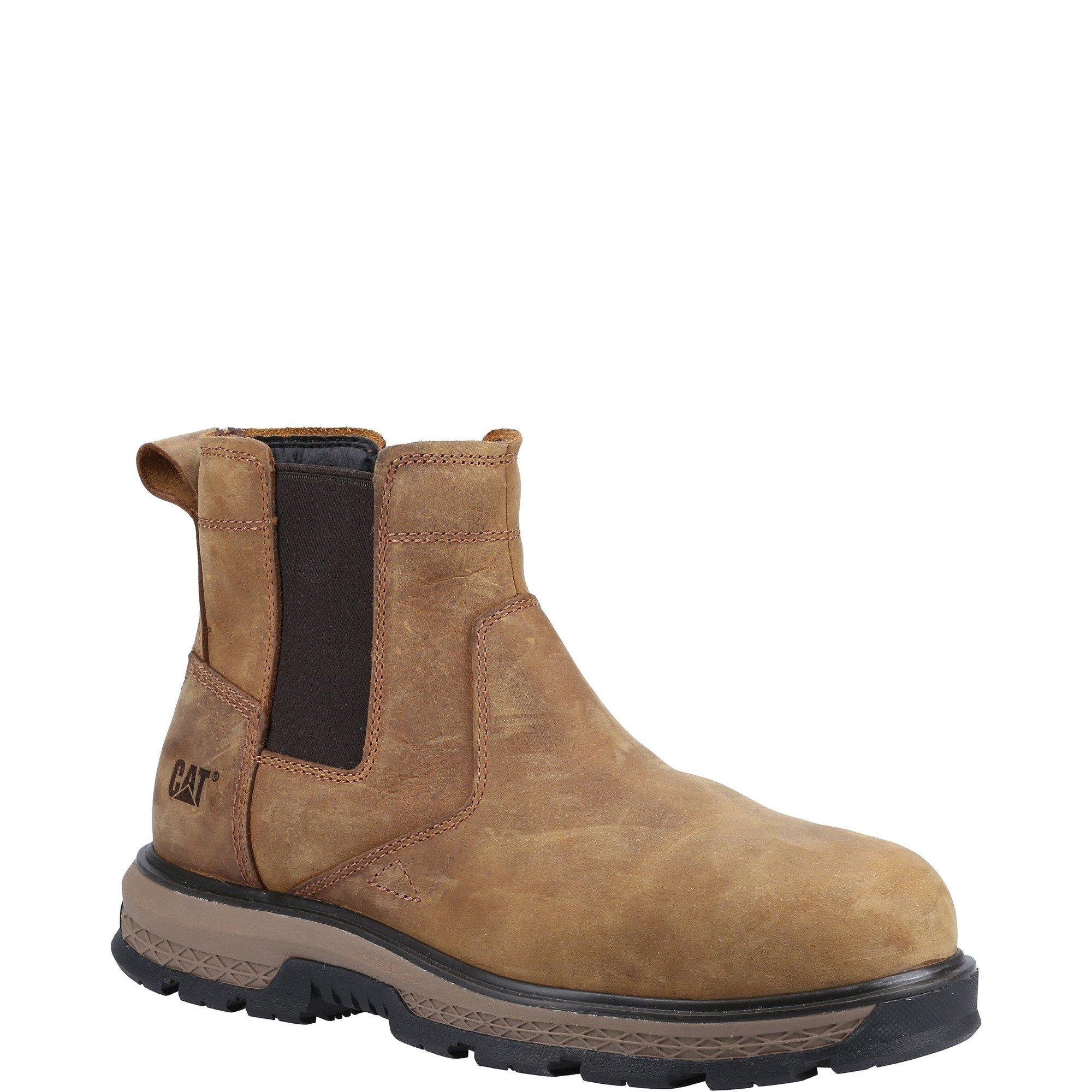 Brown - Caterpillar - Exposition Chelsea Safety Boot - 2
