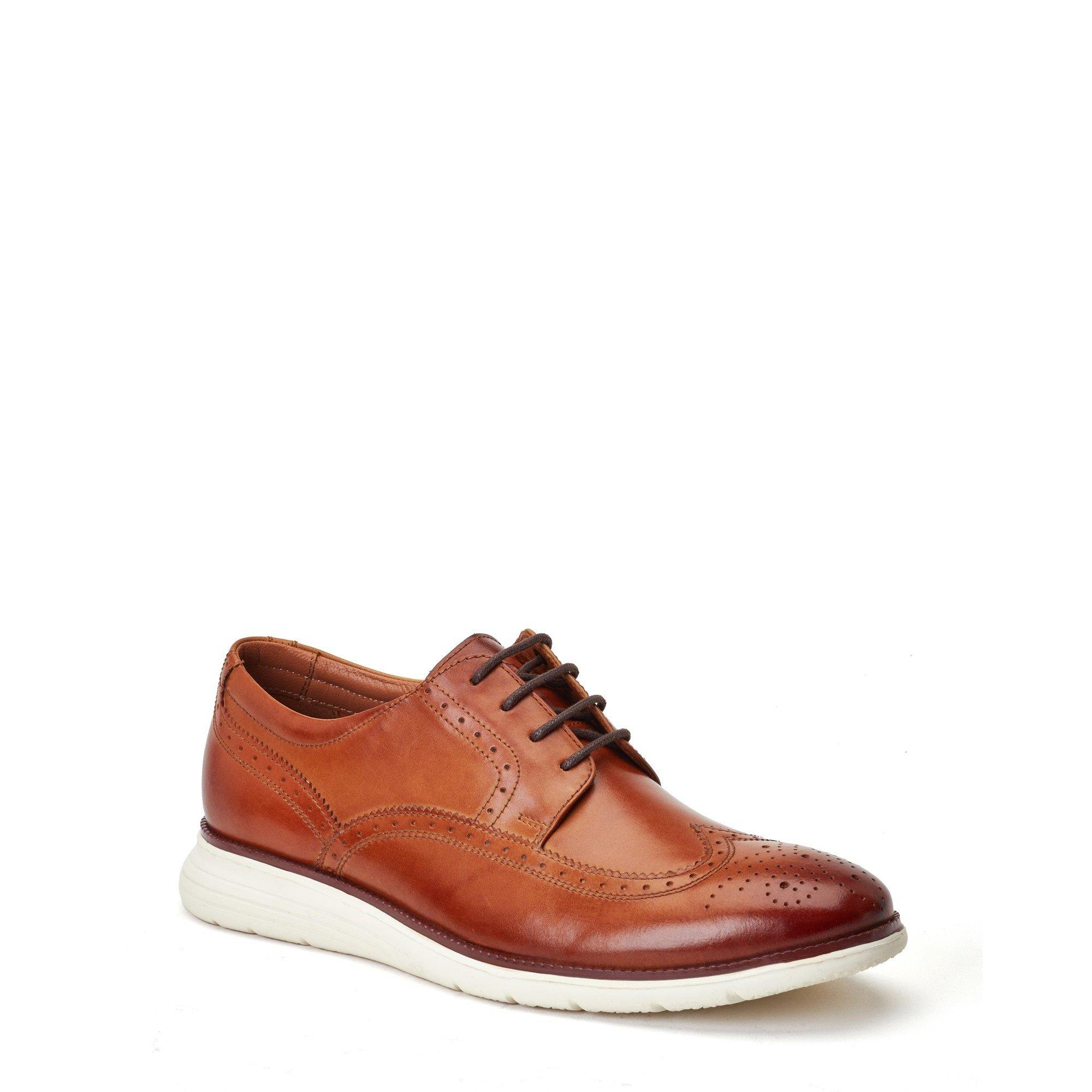Tan - Base London - Flight Brogue Shoe - 2