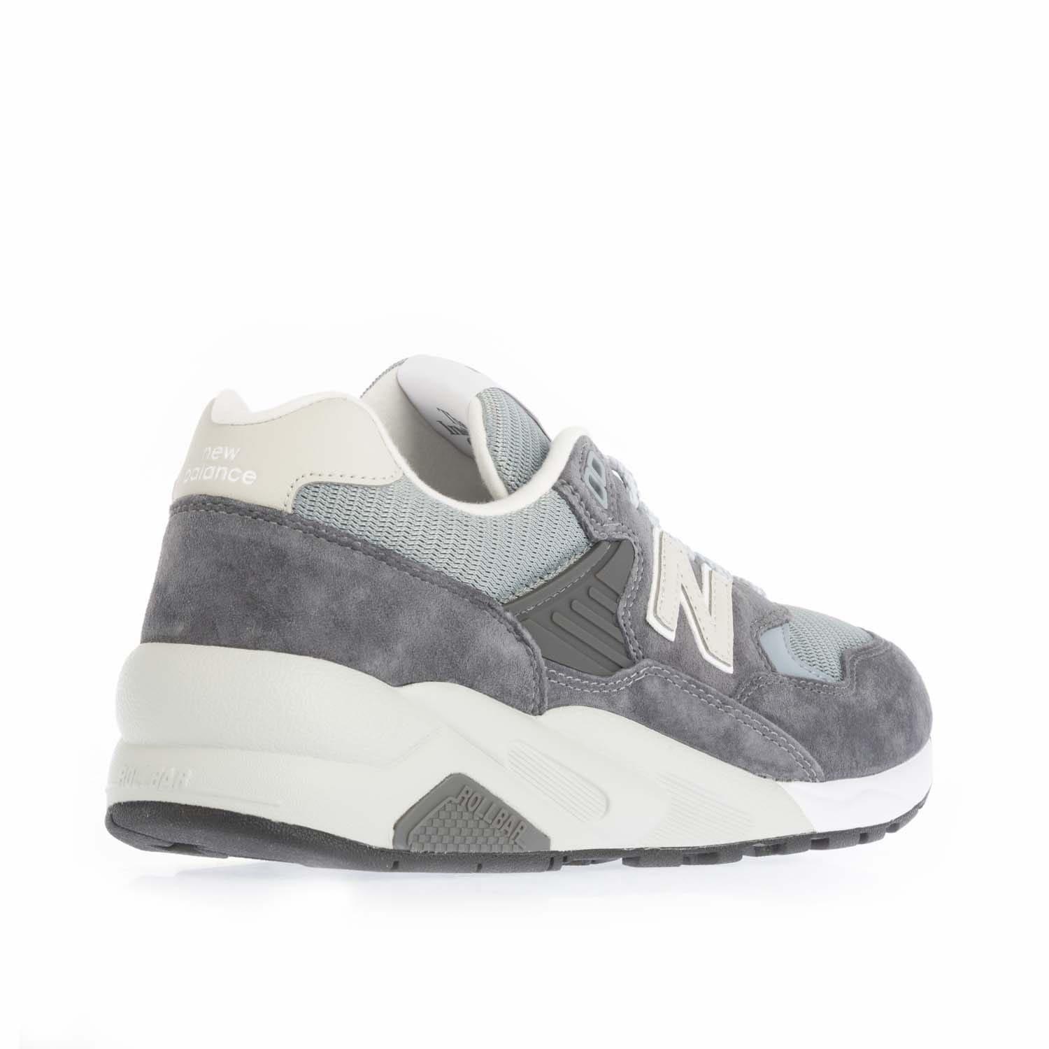 Grey - New Balance - 580 Trainers - 3