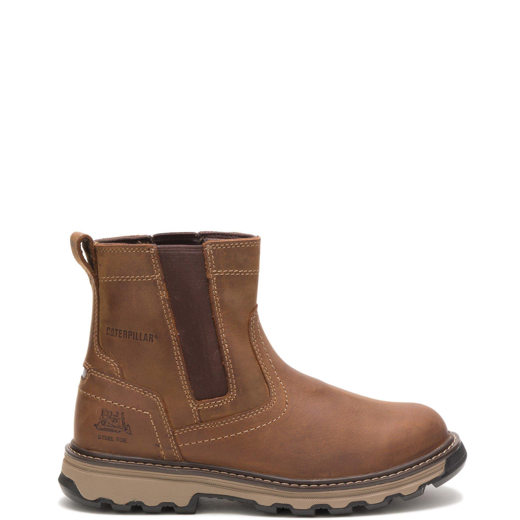 Beige - Caterpillar - Pelton Safety Boot - 1