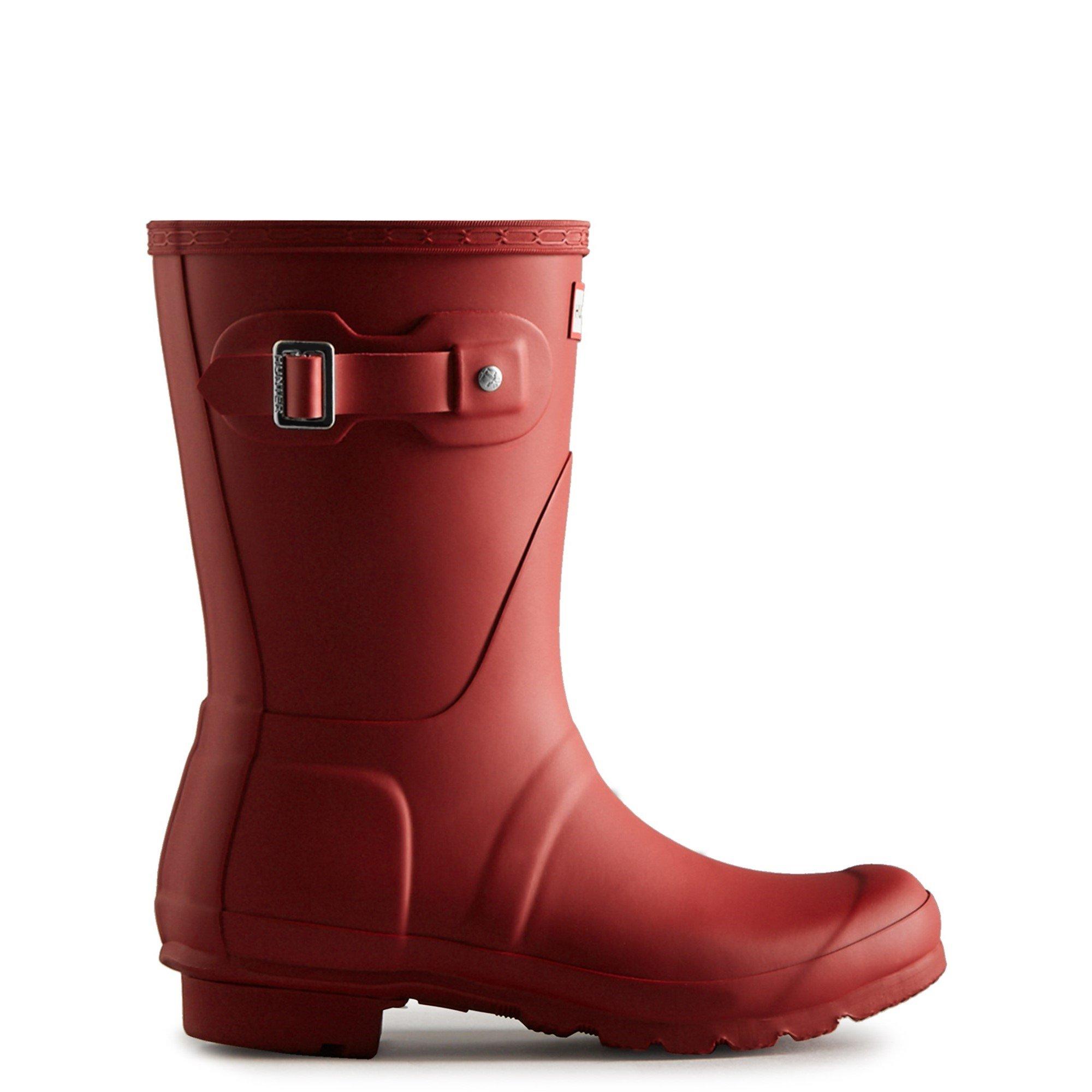 Red - Hunter - Original Short Wellington Boots - 1