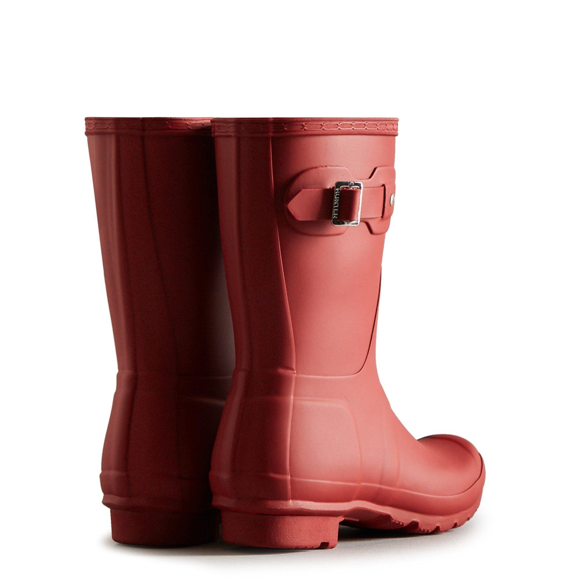 Red - Hunter - Original Short Wellington Boots - 3