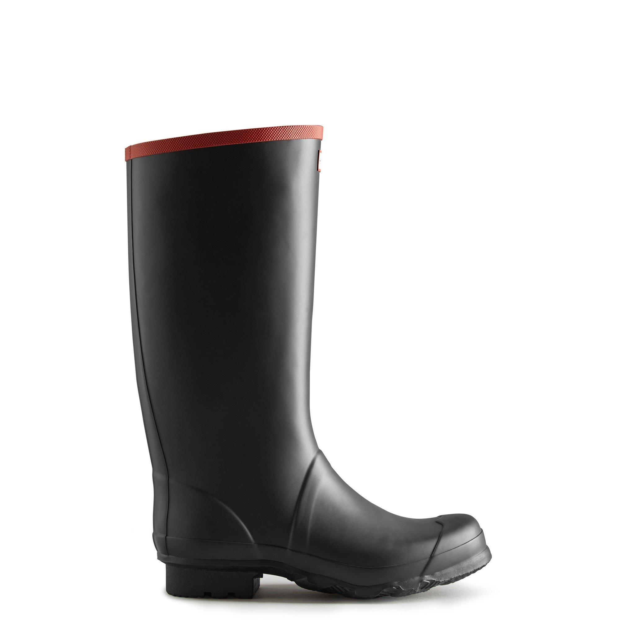Hunter  Argyll Full Knee Wellington - Black - 8 (42)