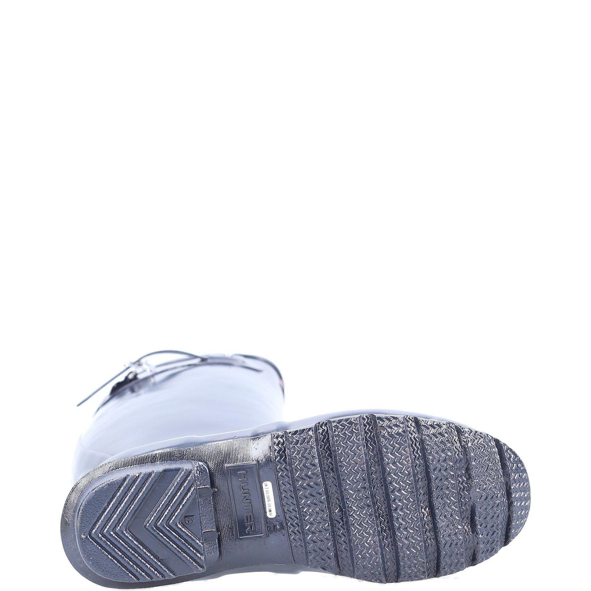 Navy - Hunter - Original Tall Gloss Wellington Boots - 4