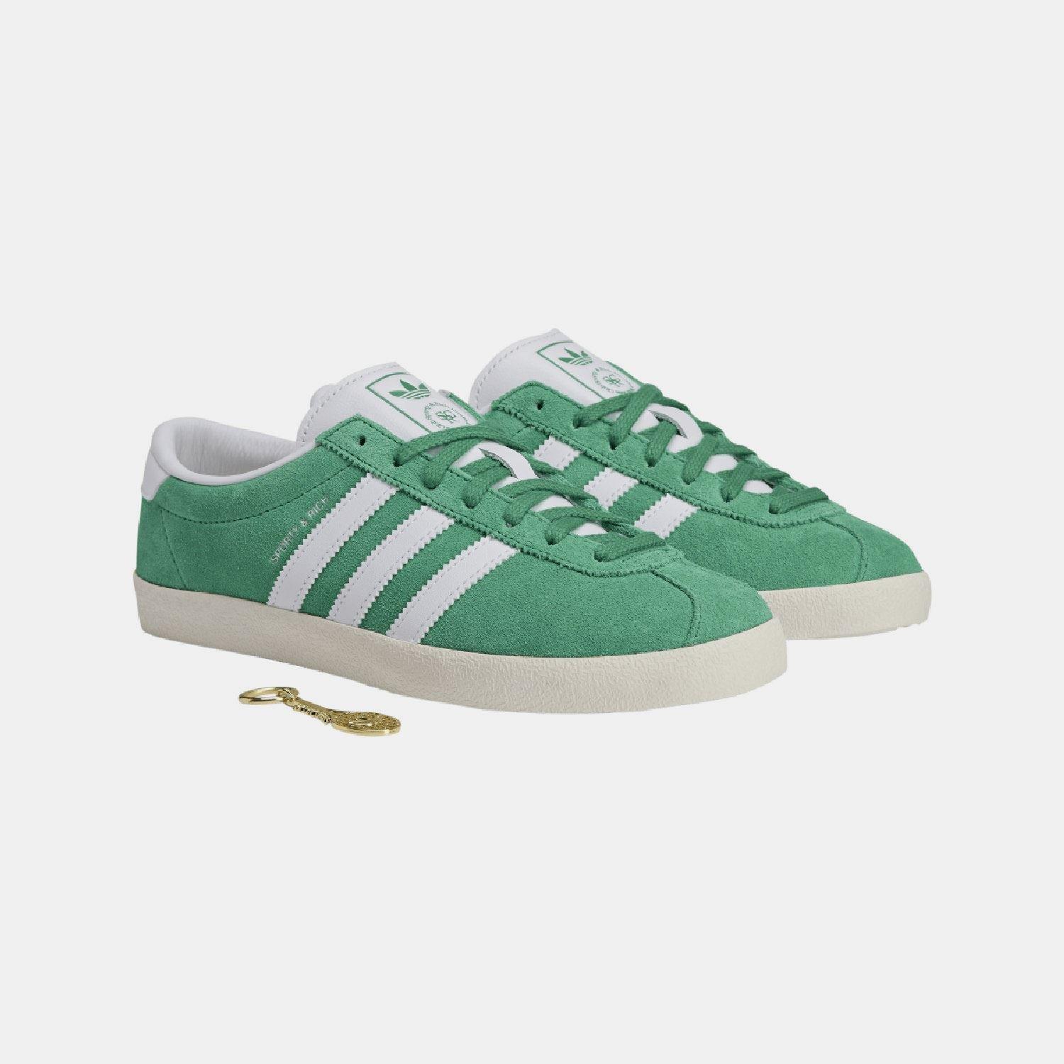 Verde - adidas Originals - Sporty & Rich Blanc Trainers - 5