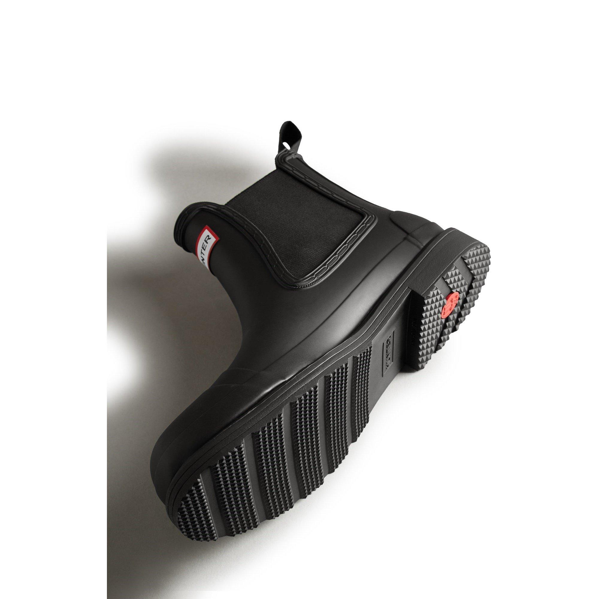 Black - Hunter - Commando Chelsea Boots - 4