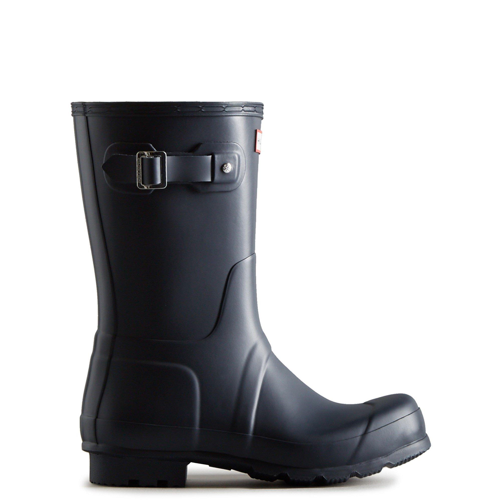 Navy - Hunter - Original Short Wellington Boots - 1