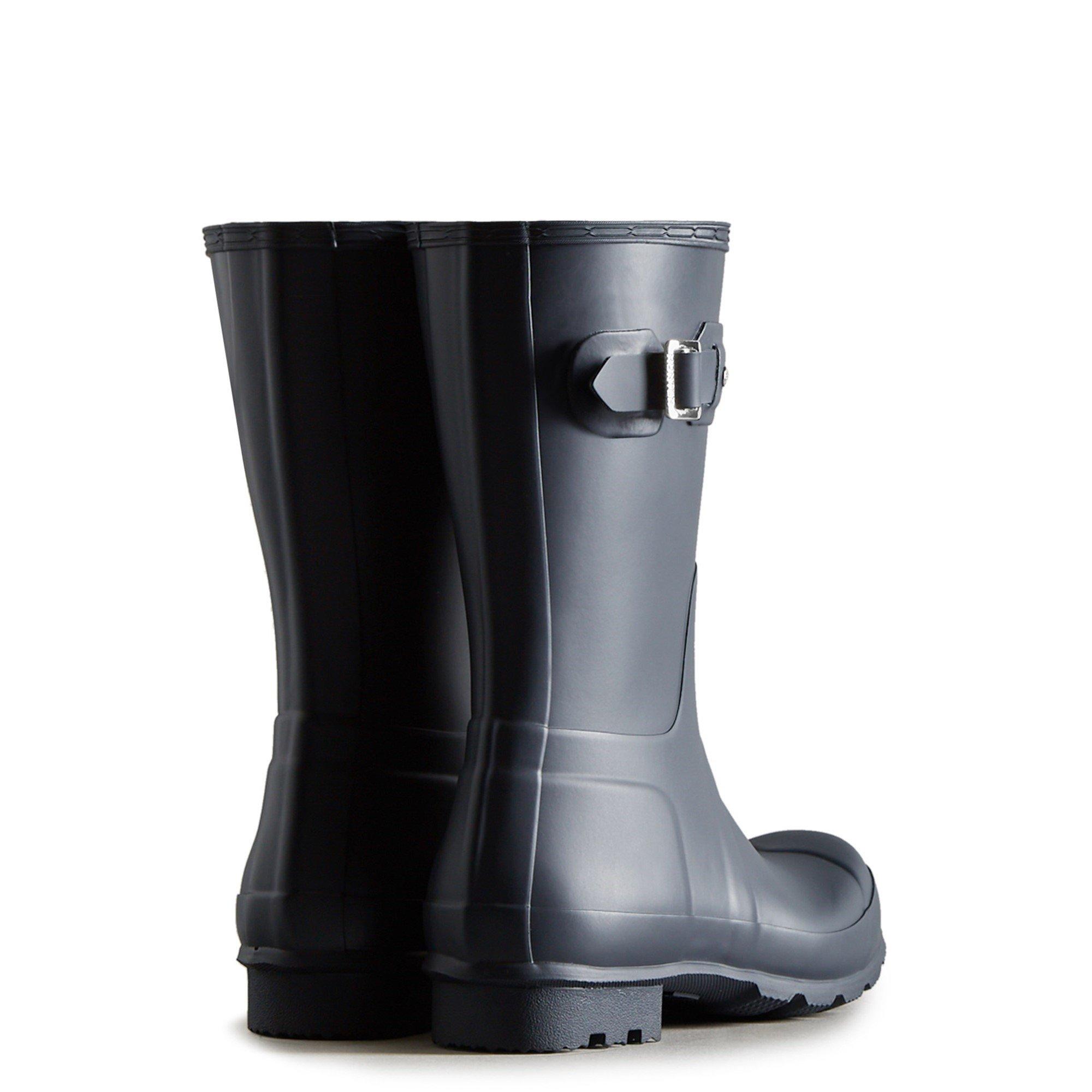 Navy - Hunter - Original Short Wellington Boots - 3