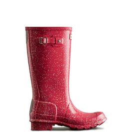 Hunter Big Kids Giant Glitter Wellington Boots