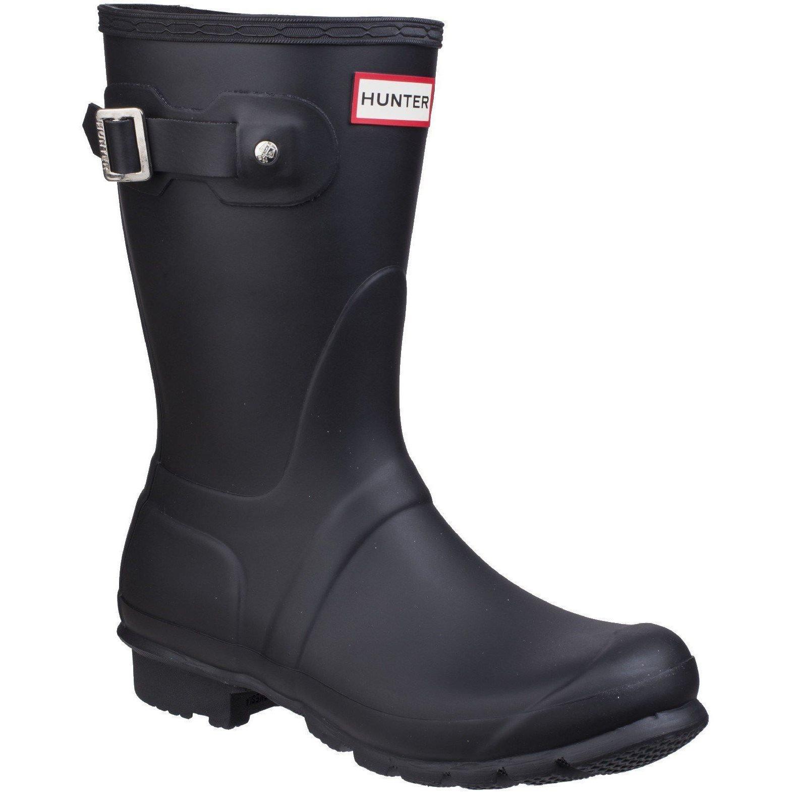 Black - Hunter - Original Short Wellington Boots - 1