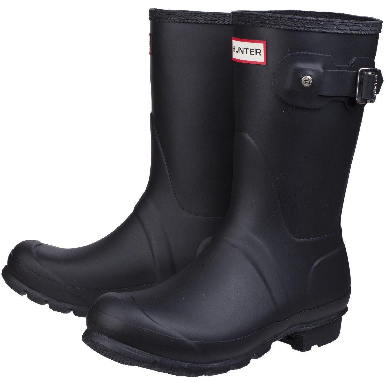 Black - Hunter - Original Short Wellington Boots - 2
