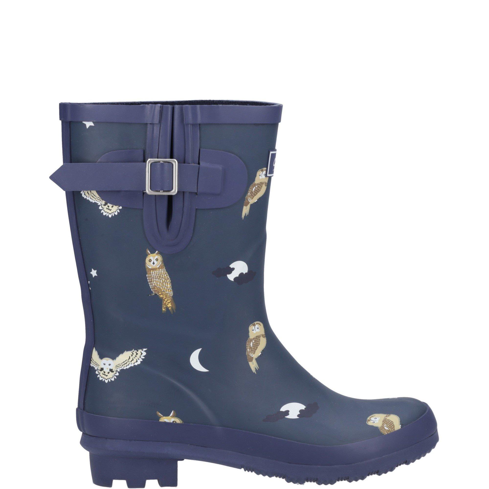 Navy - Cotswold - Woodland Mid Wellingtons - 1