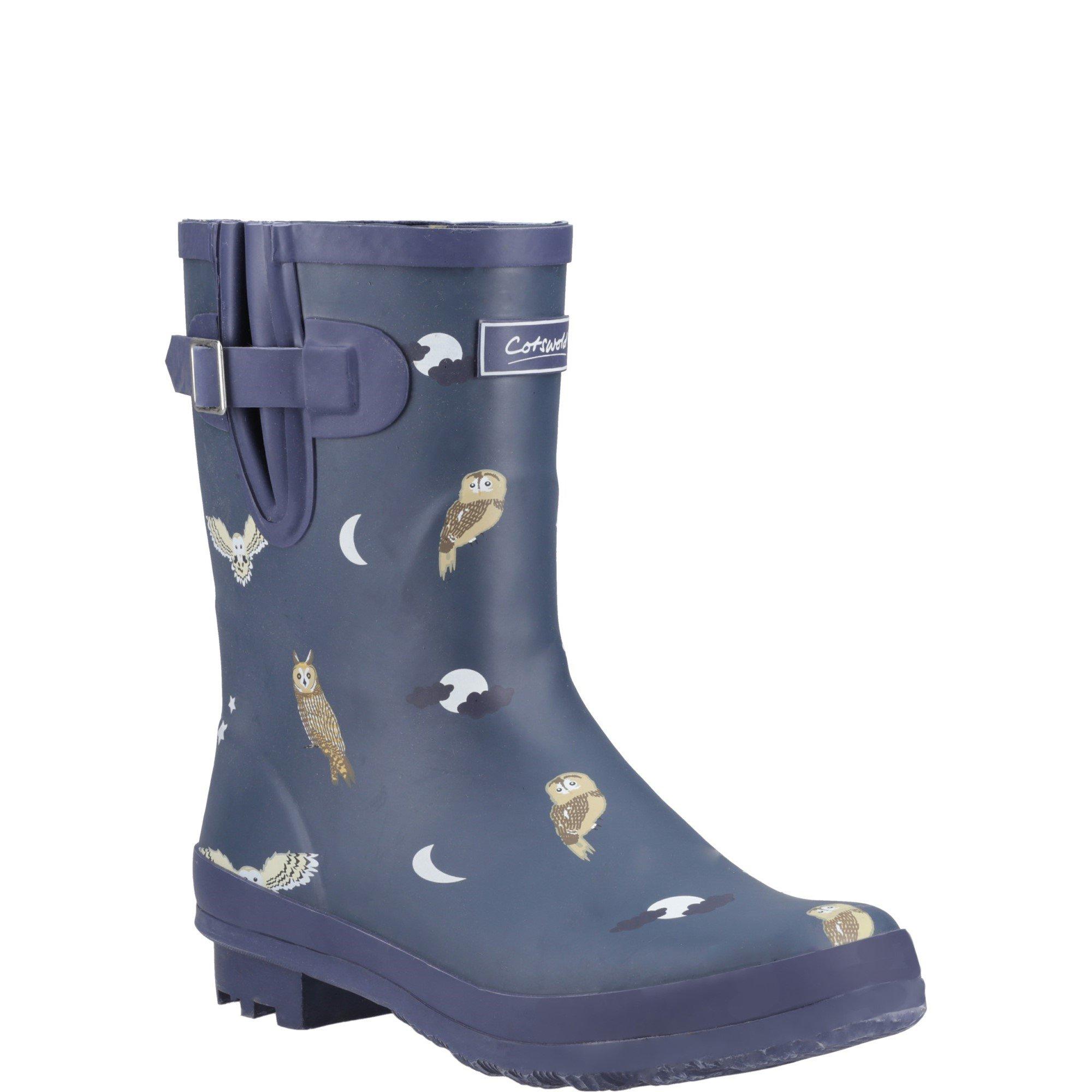 Navy - Cotswold - Woodland Mid Wellingtons - 2