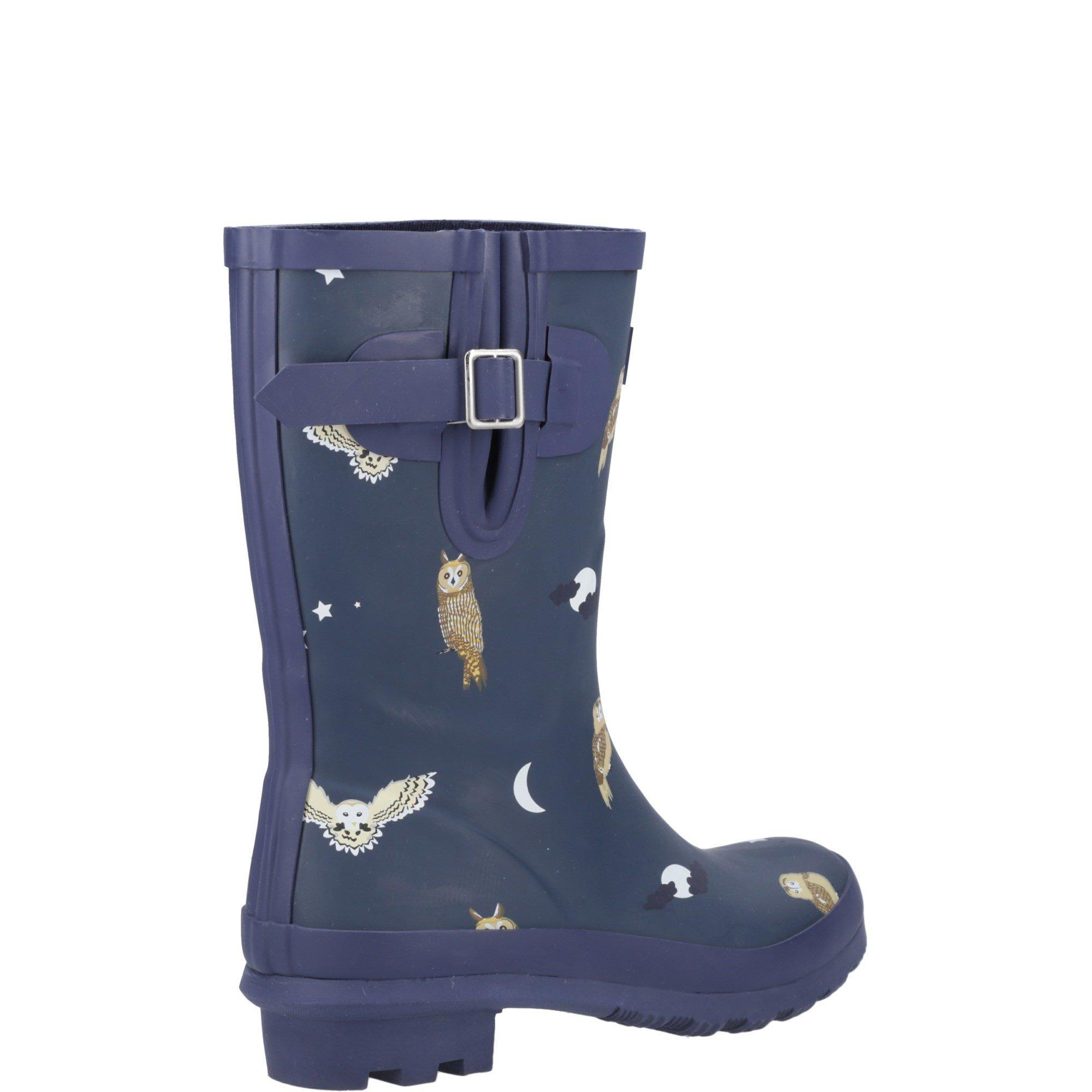 Navy - Cotswold - Woodland Mid Wellingtons - 3